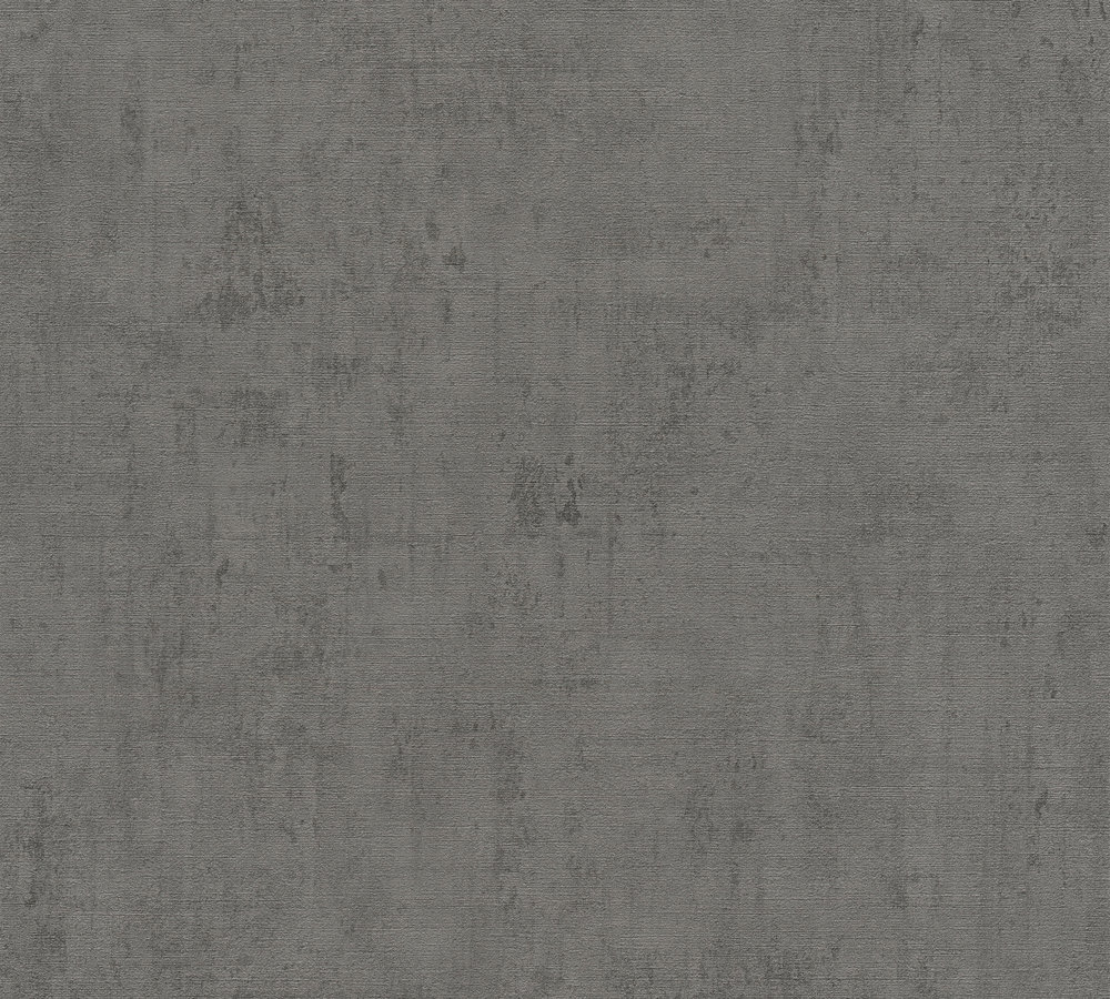 AS Vliestapete Unitapete grau 380252