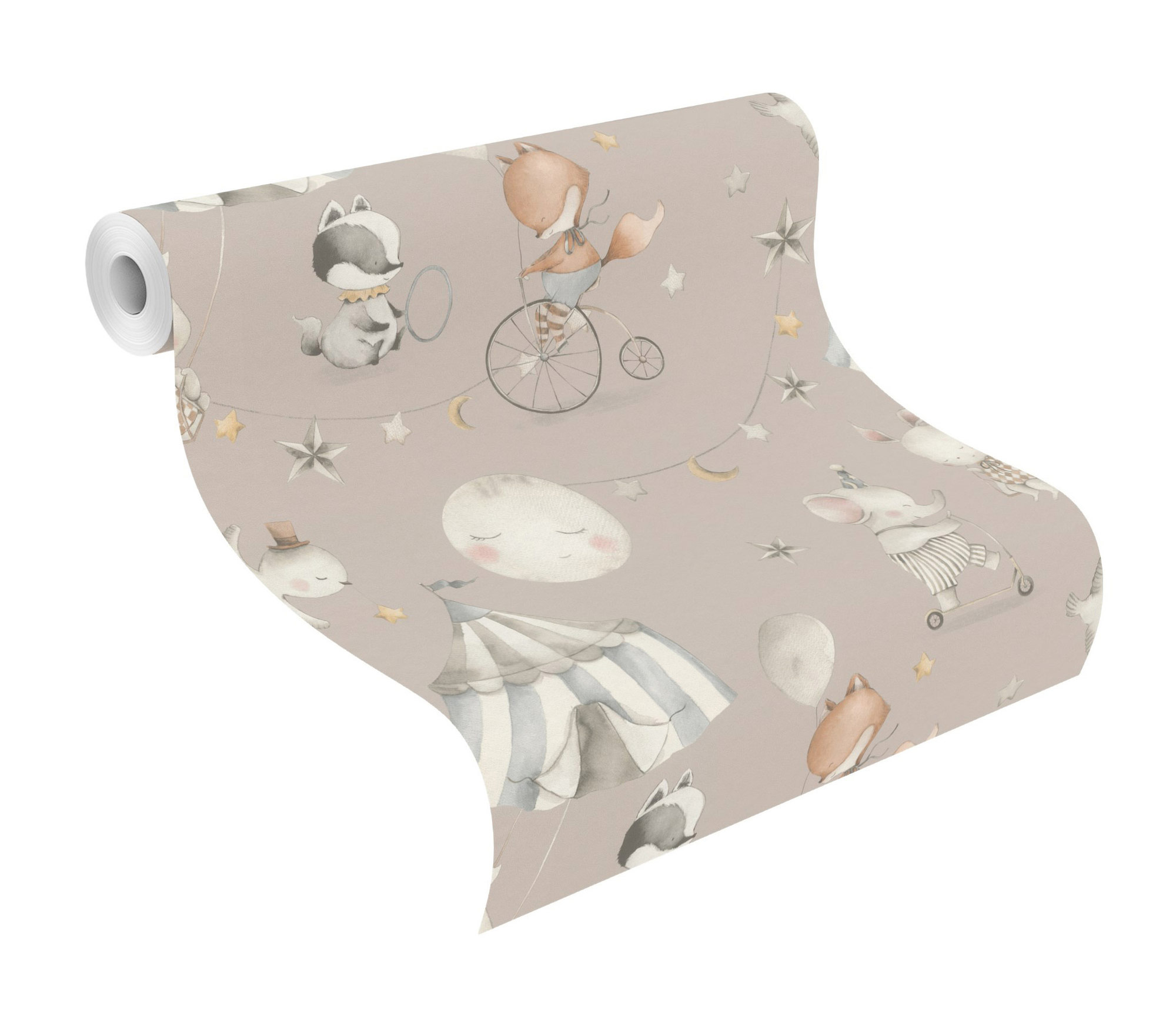 Rasch Vliestapete Kids Word 2 Grau 301939