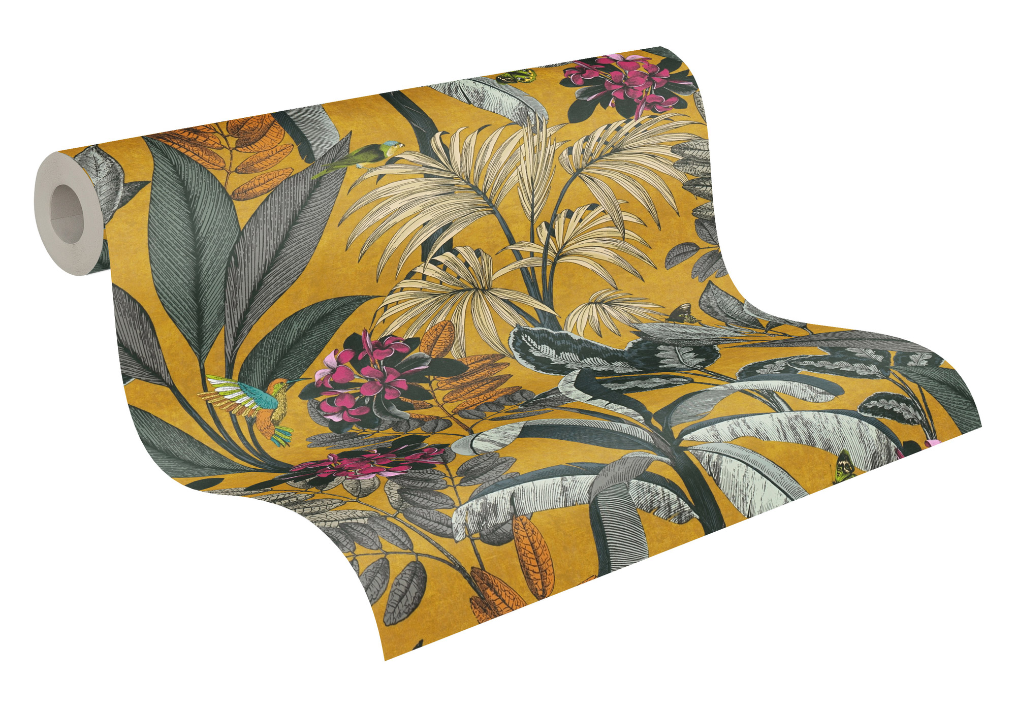 AS Vliestapete PintWalls Tiertapete Gelb 387381