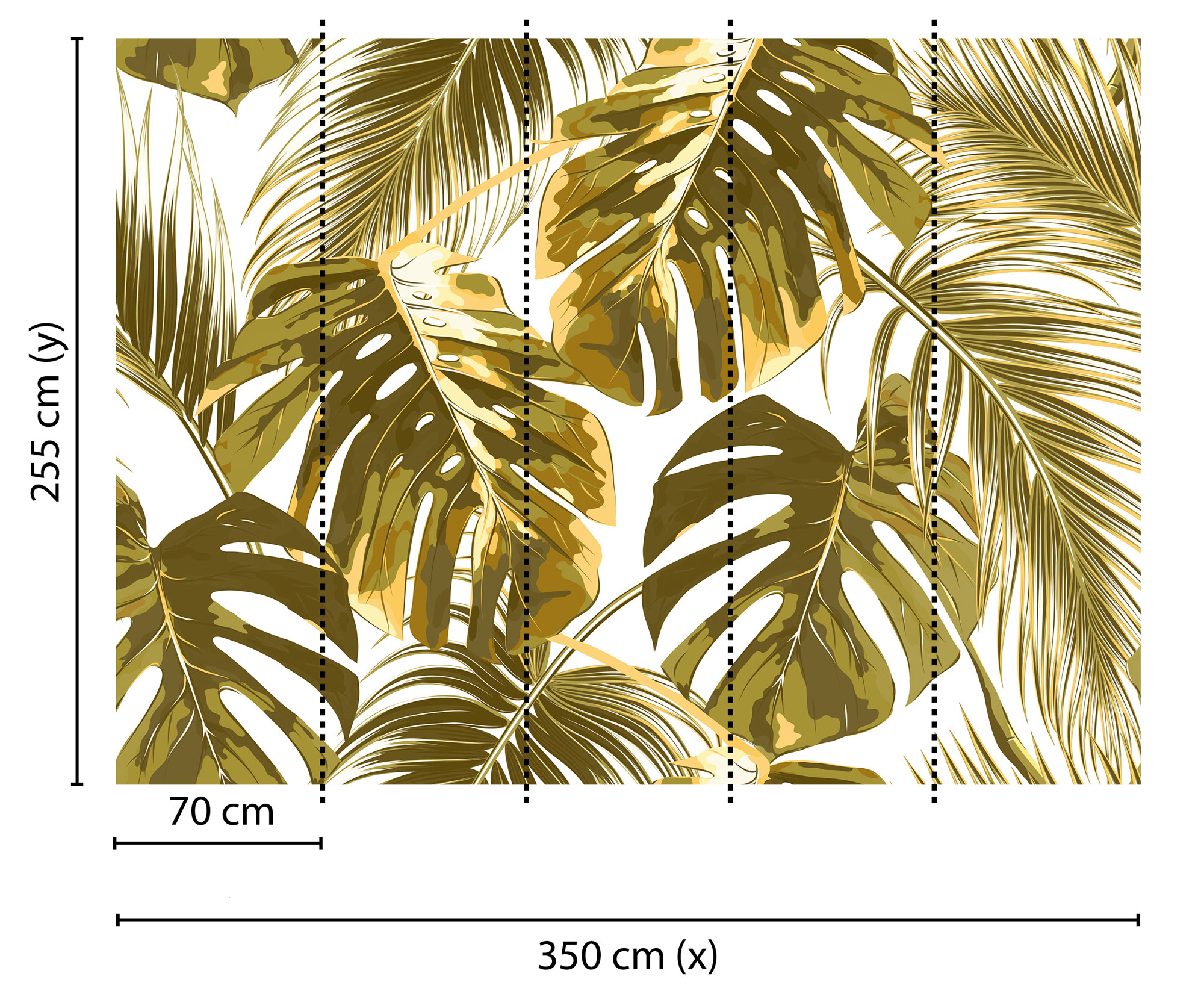 AS Fototapete Designwalls Palm Leaves DD118574