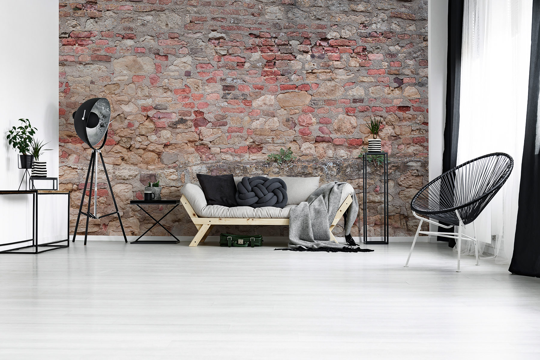 AS Fototapete Designwalls 2 Backstein Stein DD123660