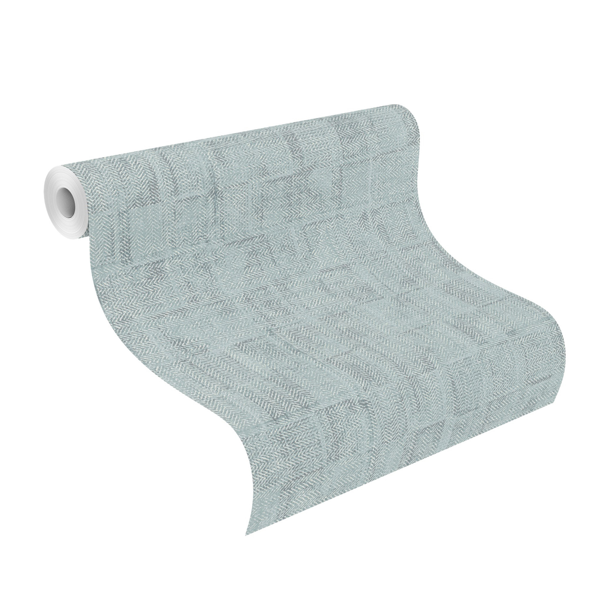 Rasch Vliestapete Deco Style Blau-Blaugrau 314724