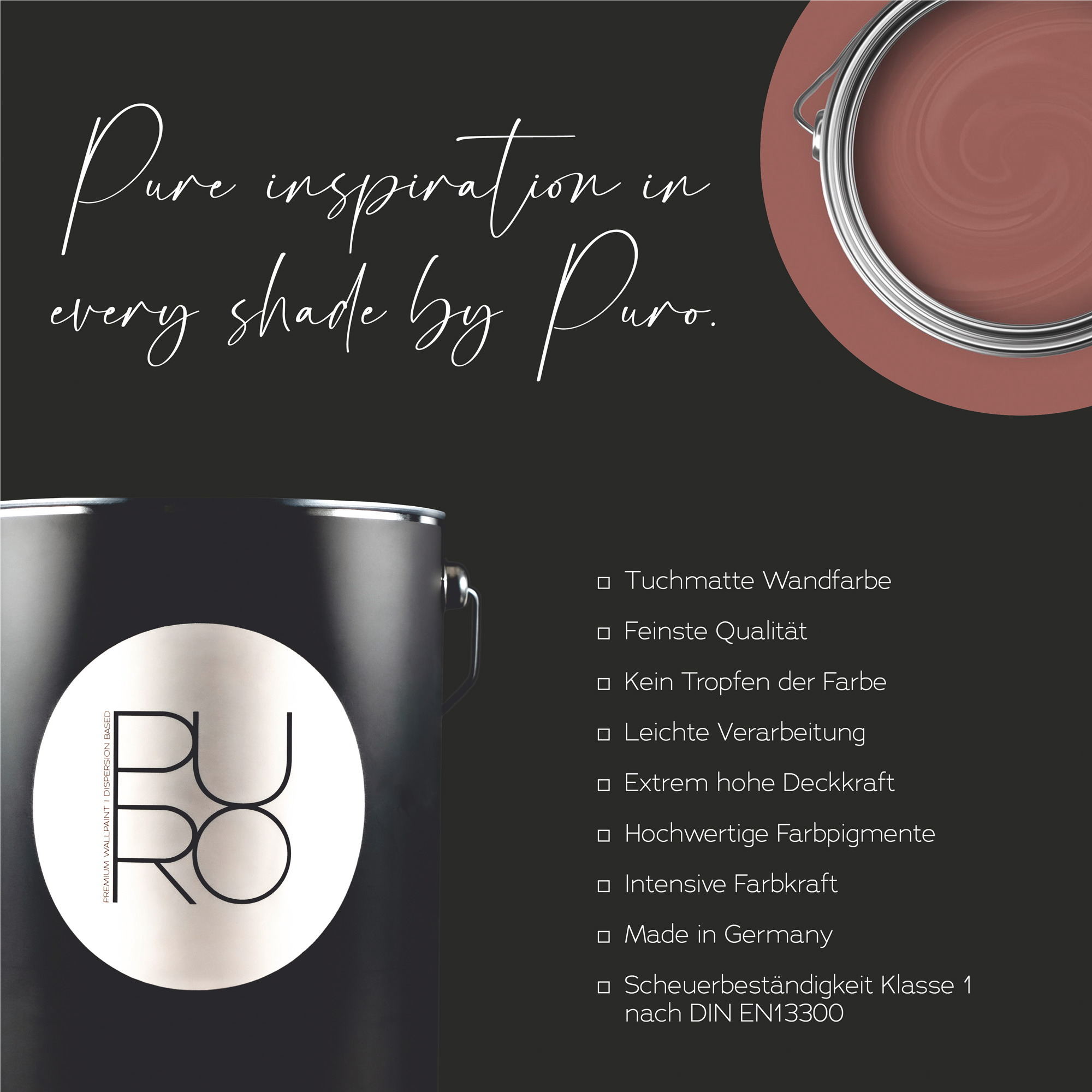 AS Premium Innenwandfarbe Puro c2026 rosy beige 1 L