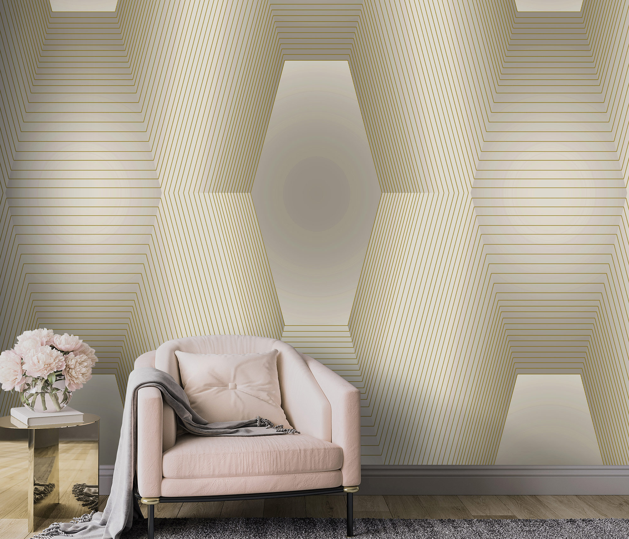 Erismann Fototapete GMK Art Edition Orion weiß 224715