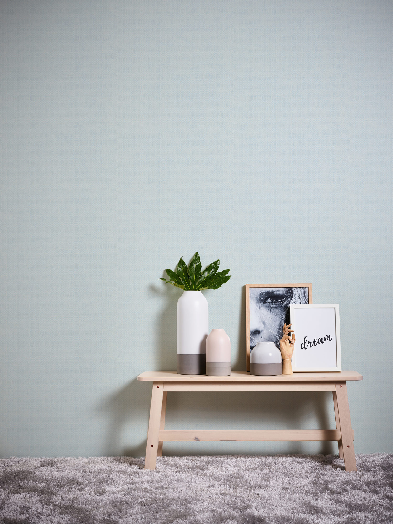 AS Vliestapete Maison Charme Kleinmuster blau 390681
