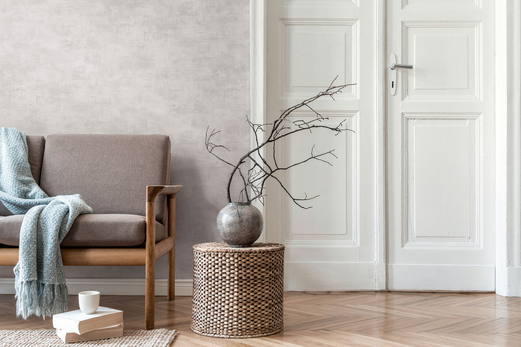 AS Vliestapete Daniel Hechter 7 Putzoptik Grau 306687