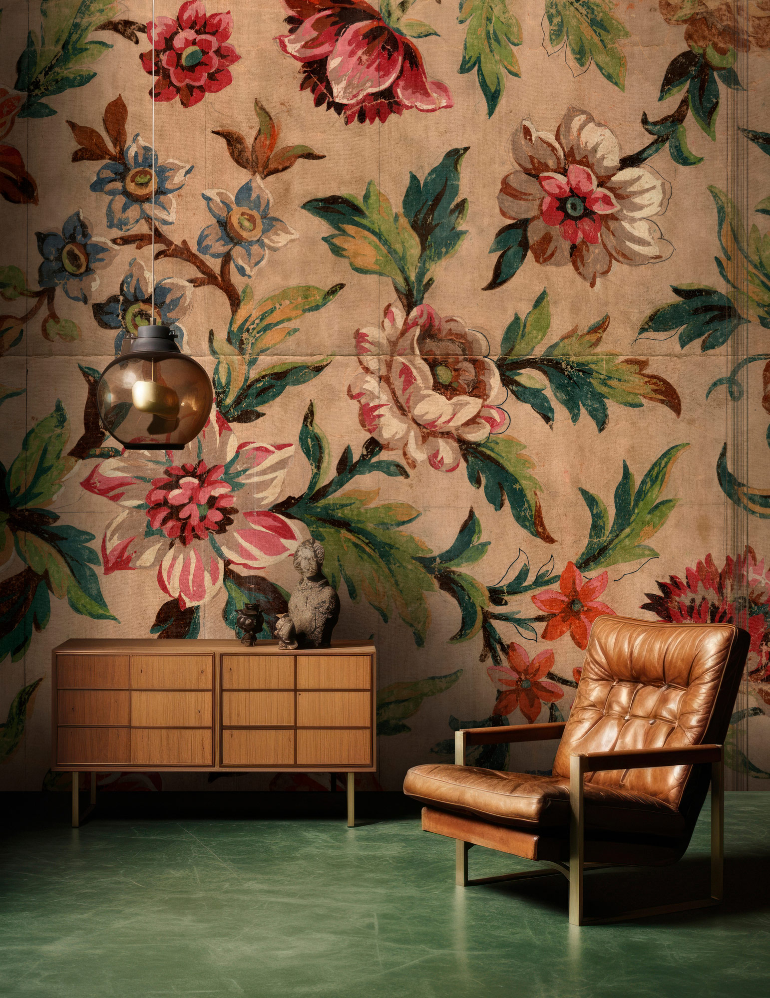 AS Fototapete Walls by Patel 5 Blumen Braun DD134537