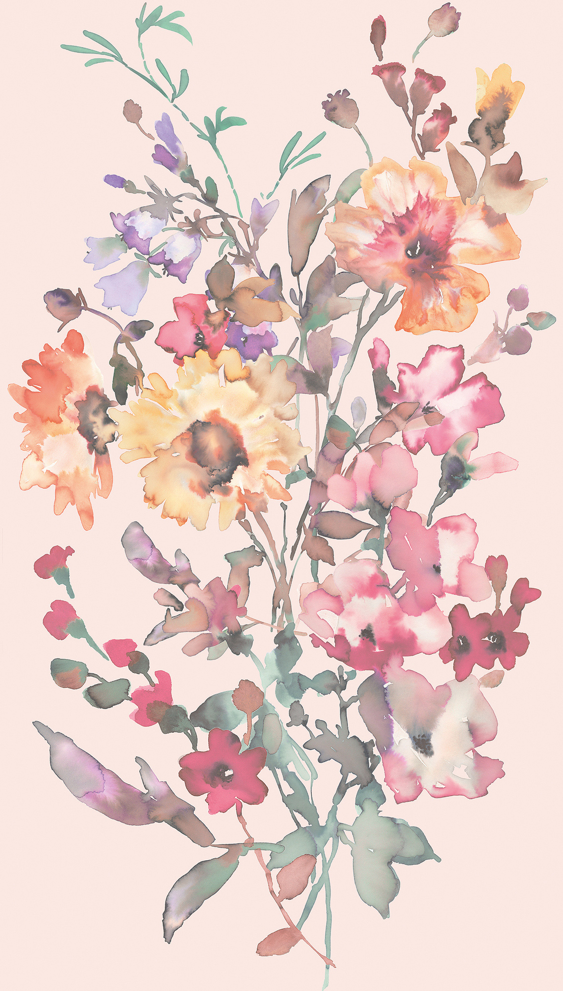 AS Fototapete CosmoLiving Blumen Rosa 791453