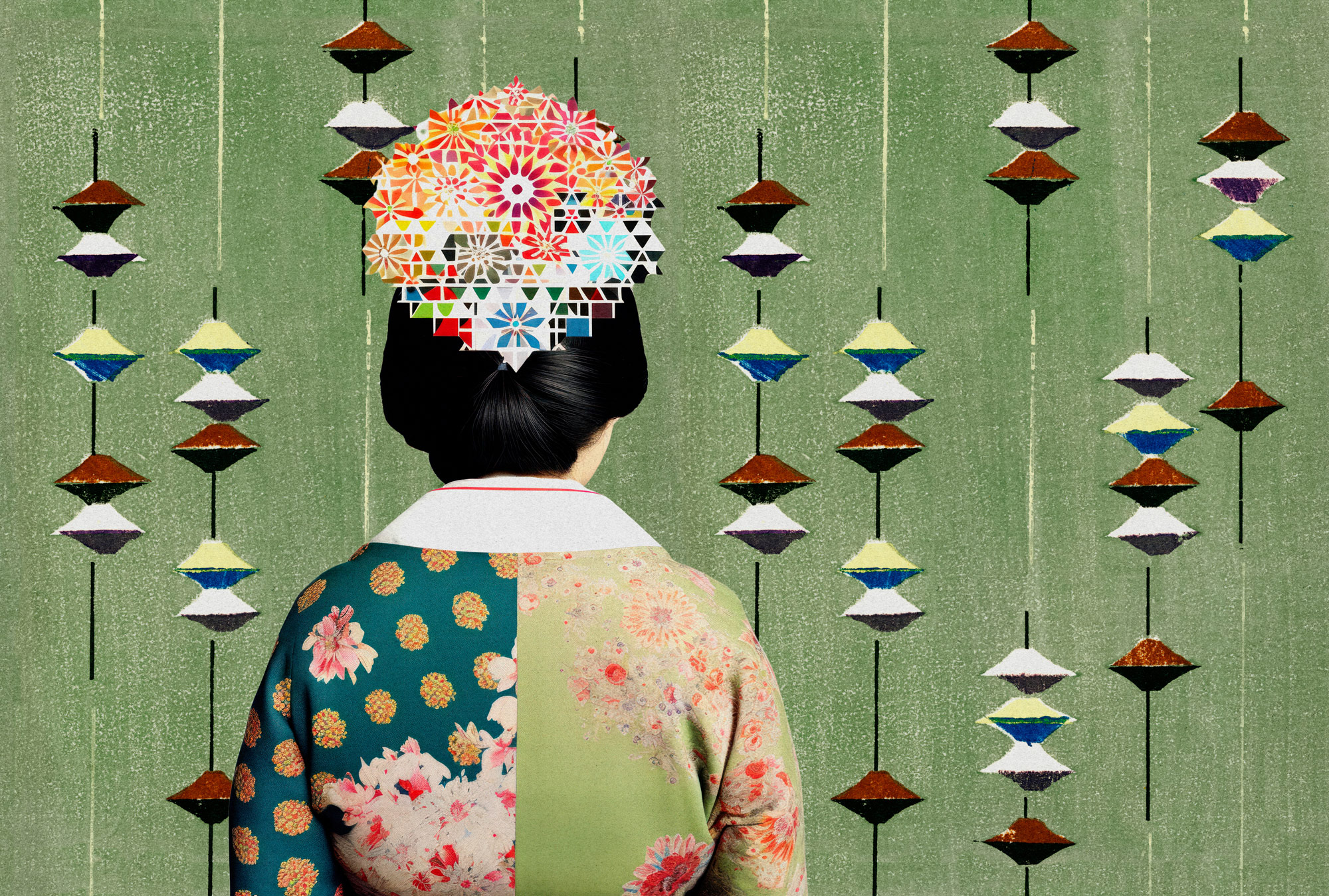 AS Fototapete Walls by Patel 5  Japan Stil Grün DD134021