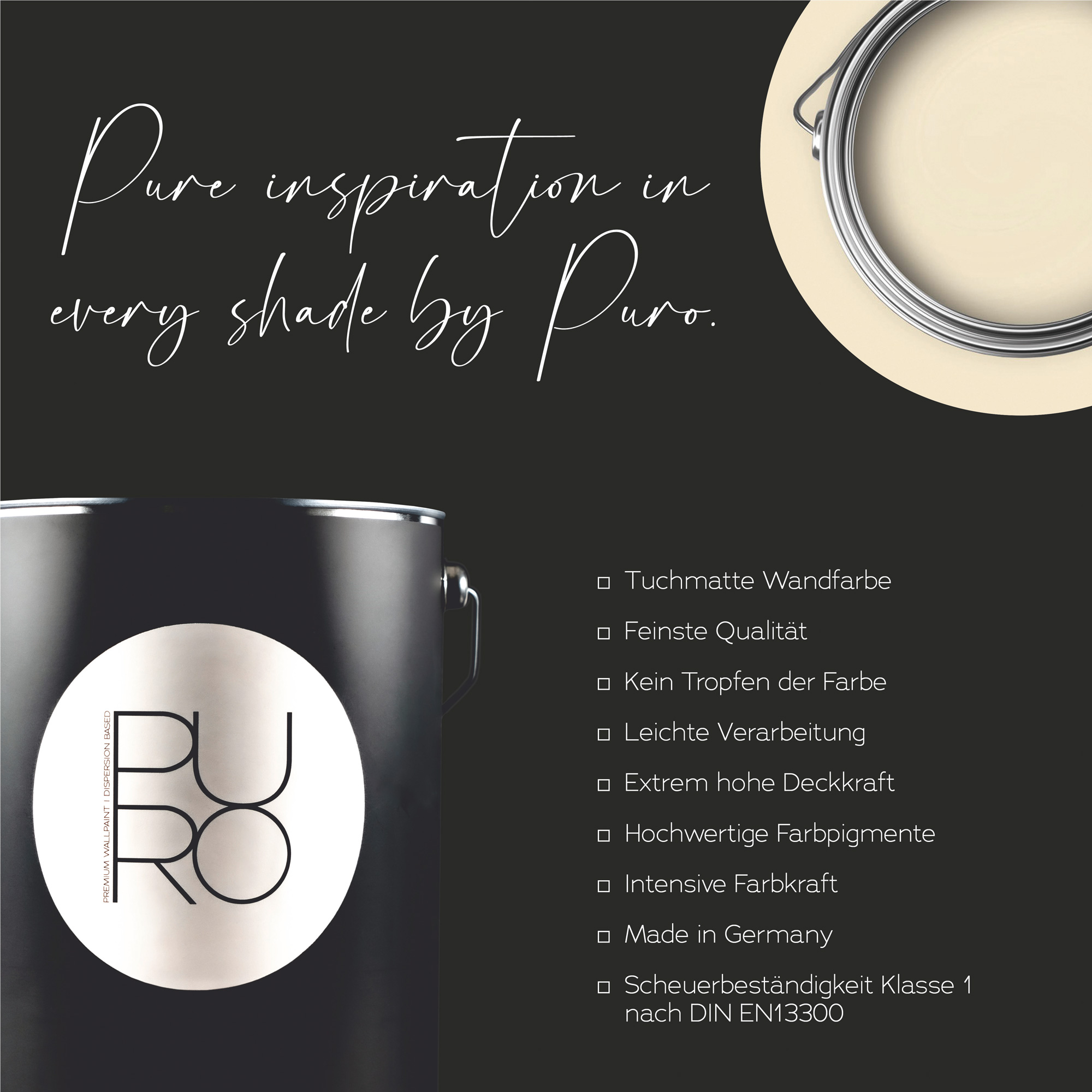 AS Premium Innenwandfarbe Puro c6000 gentle lime 1 L