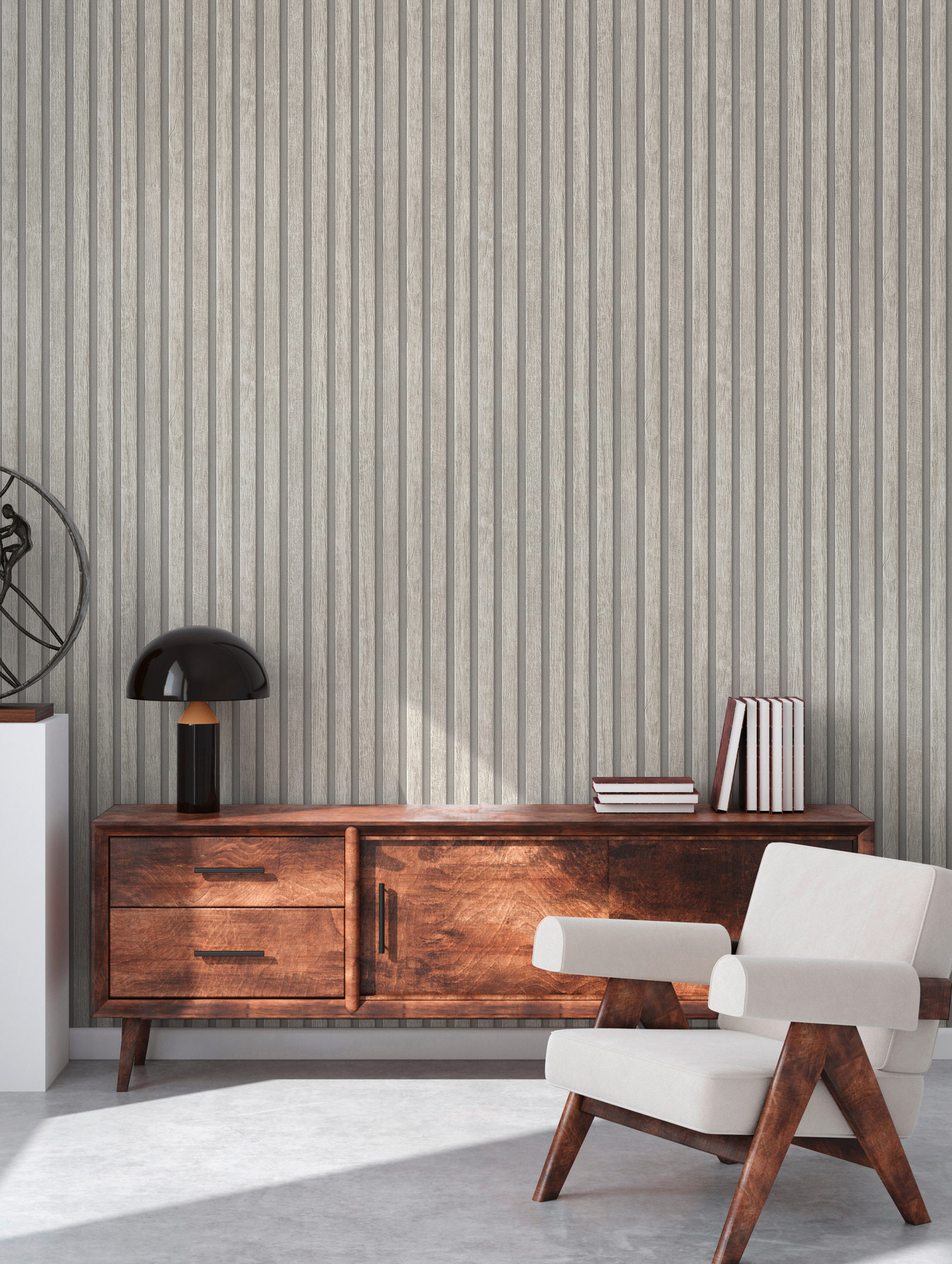 AS Vliestapete PintWalls II Holzpaneele Holzoptik 391095