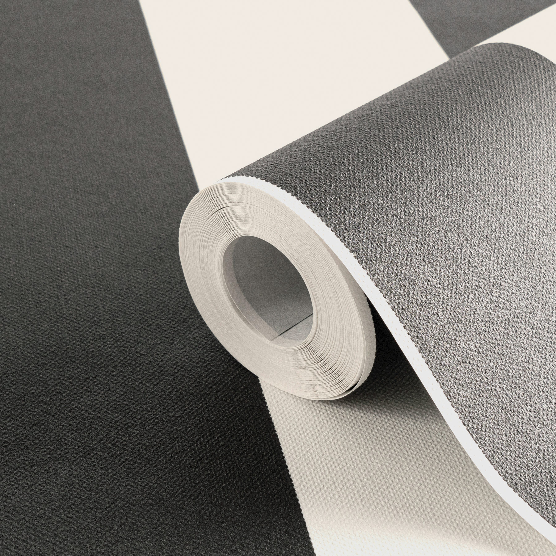 AS Vliestapete Elegance 3 Streifen Schwarz 334213