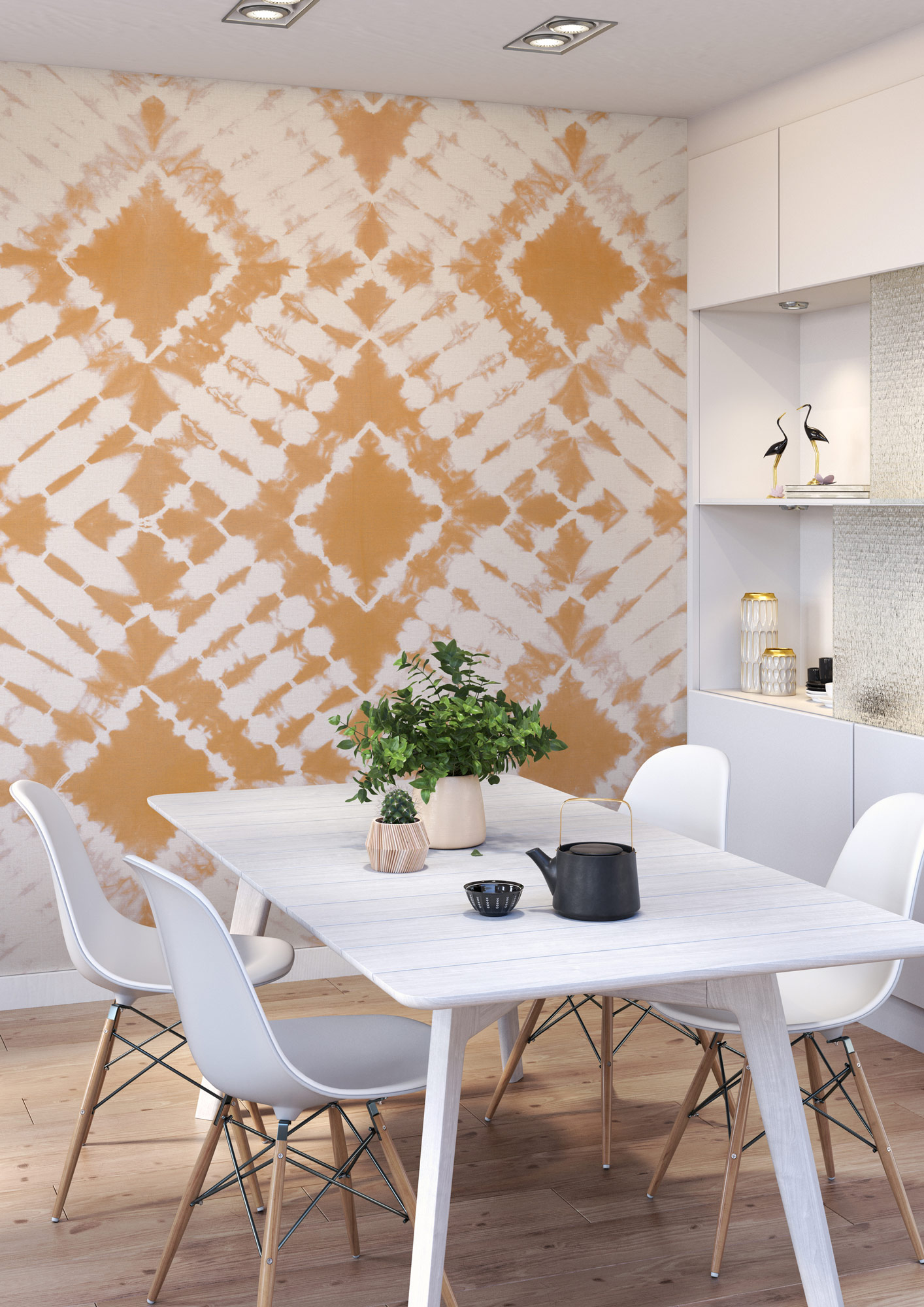 Rasch Fototapete Beachhouse Orange 367676