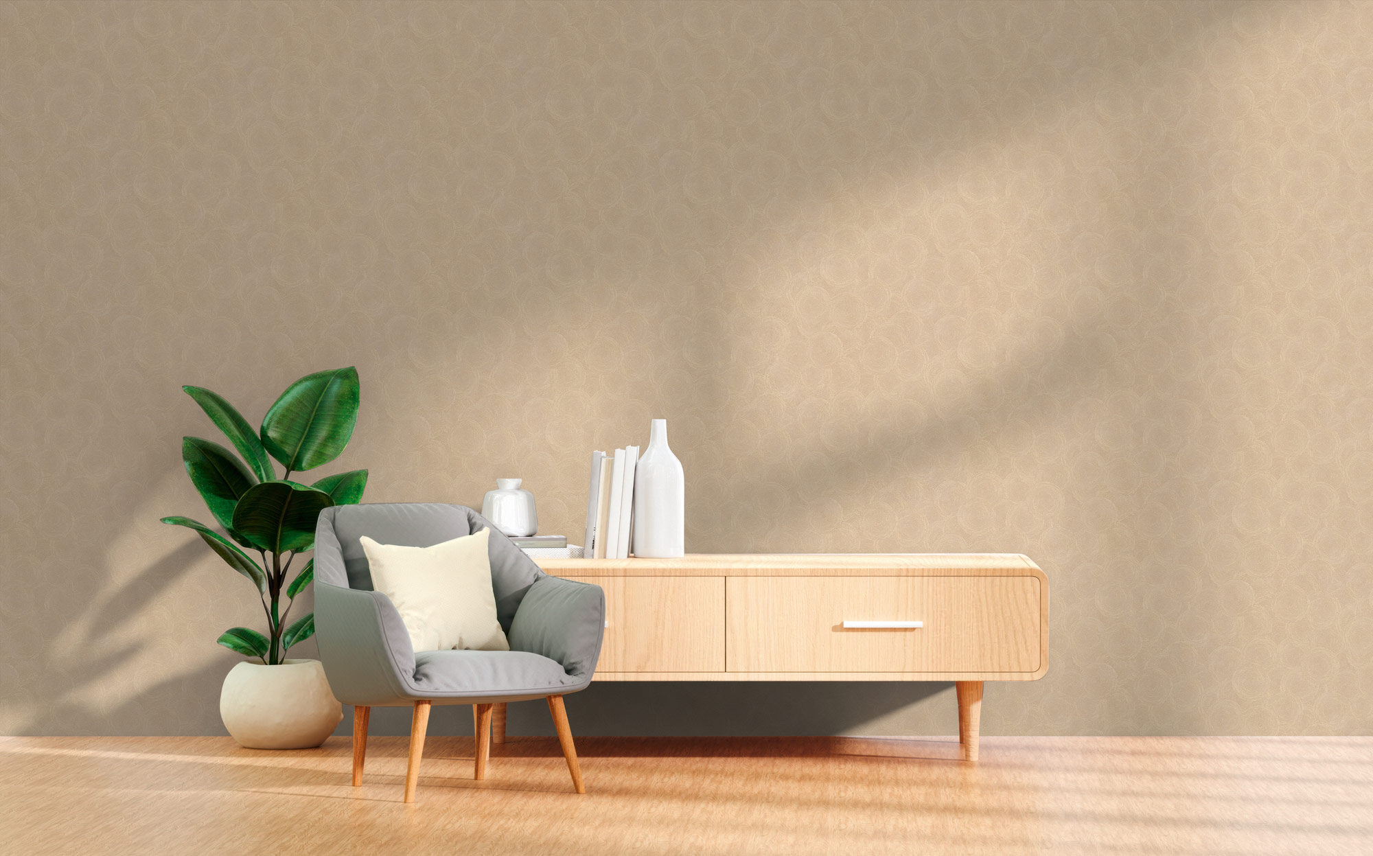 AS Vliestapete Hygge 3 Natur Beige 790934