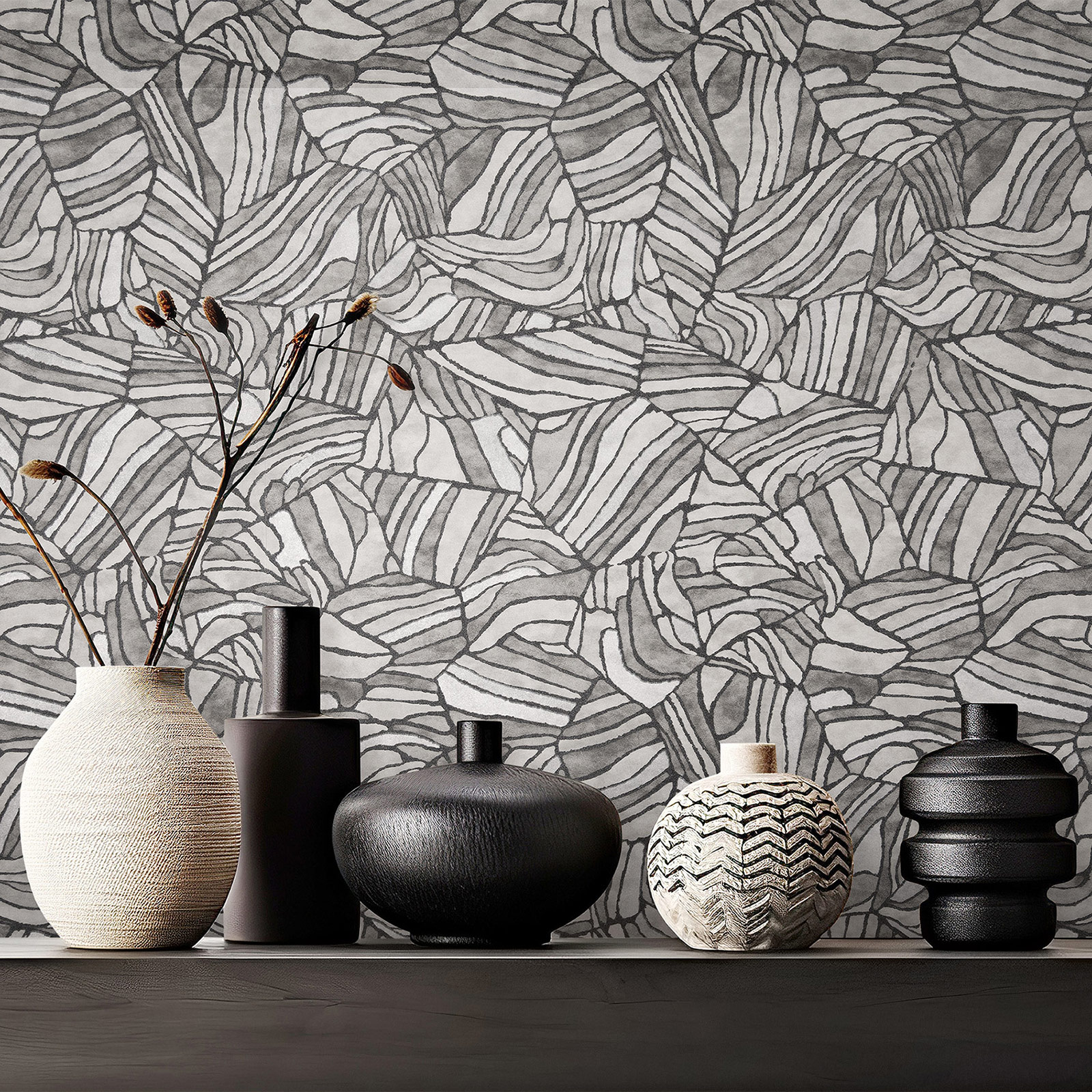 Hohenberger Vliestapete Glasperlen Yuuma Tori 81403