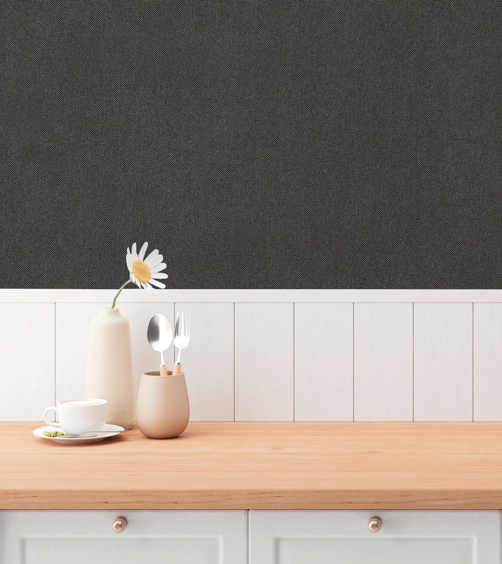 AS Vliestapete Hygge 3 Uni Grau 790983