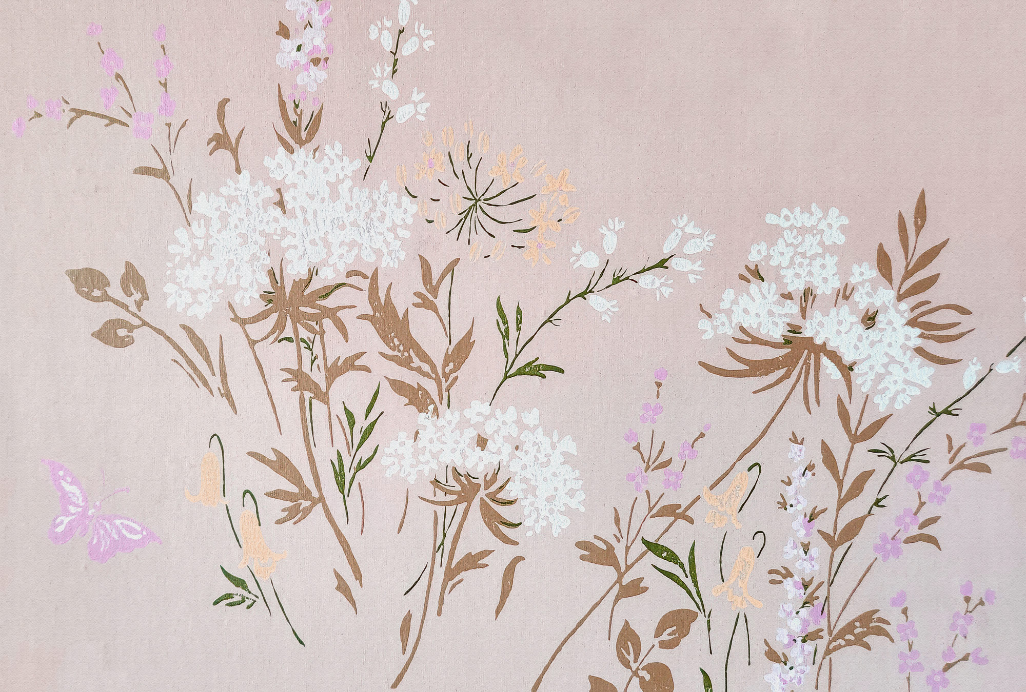 AS Fototapete Walls by Patel 5 Blumen Rosa DD134753