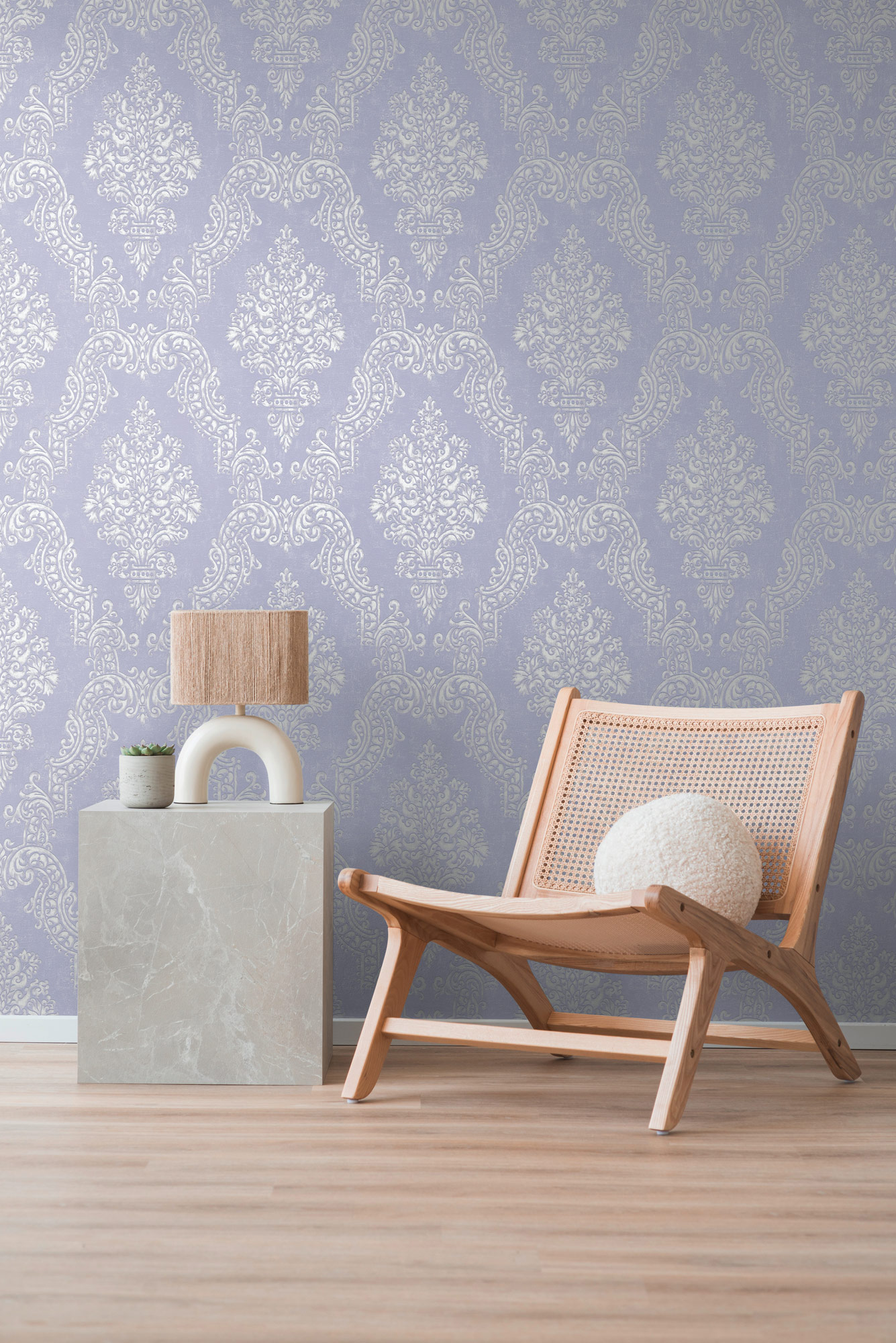AS Vliestapete Pure Elegance Ornament Violett 397652