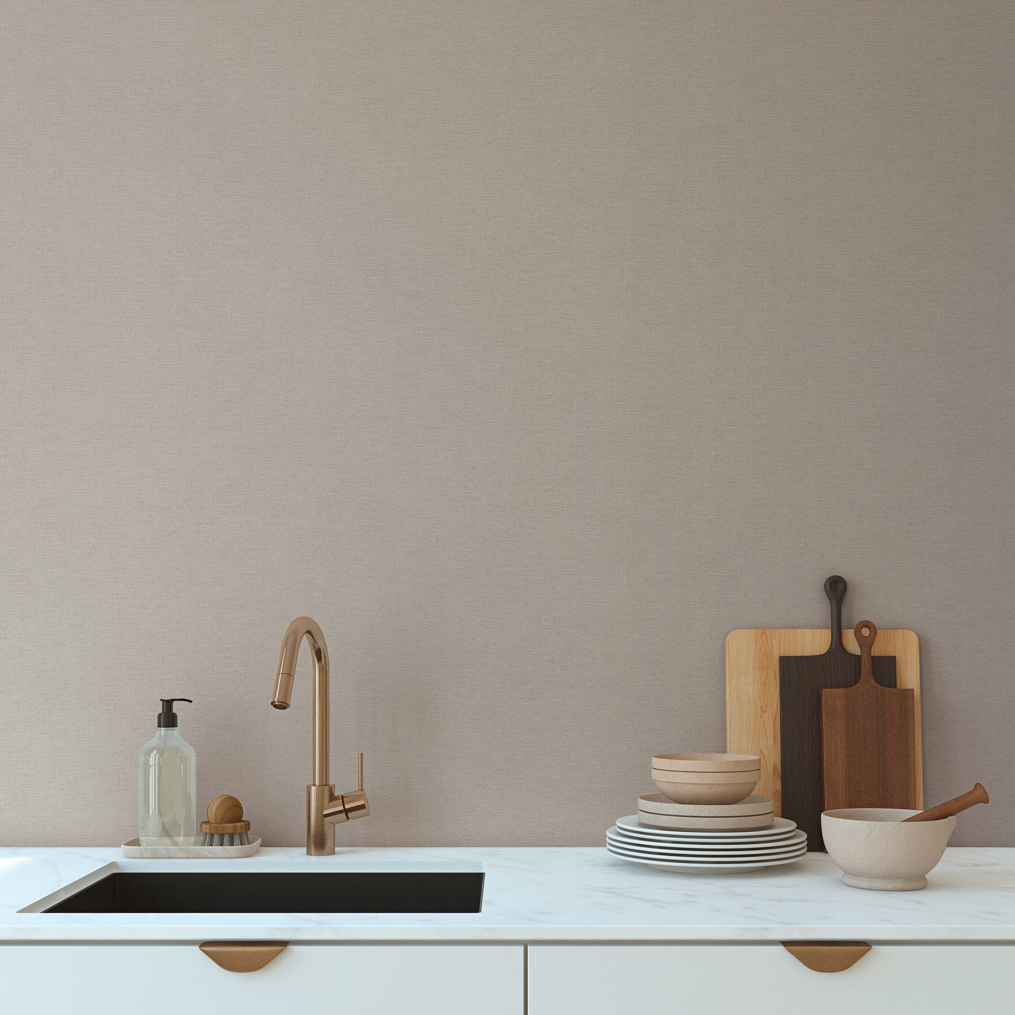 AS Vliestapete PintWalls 3 Unitapete Grau 306894