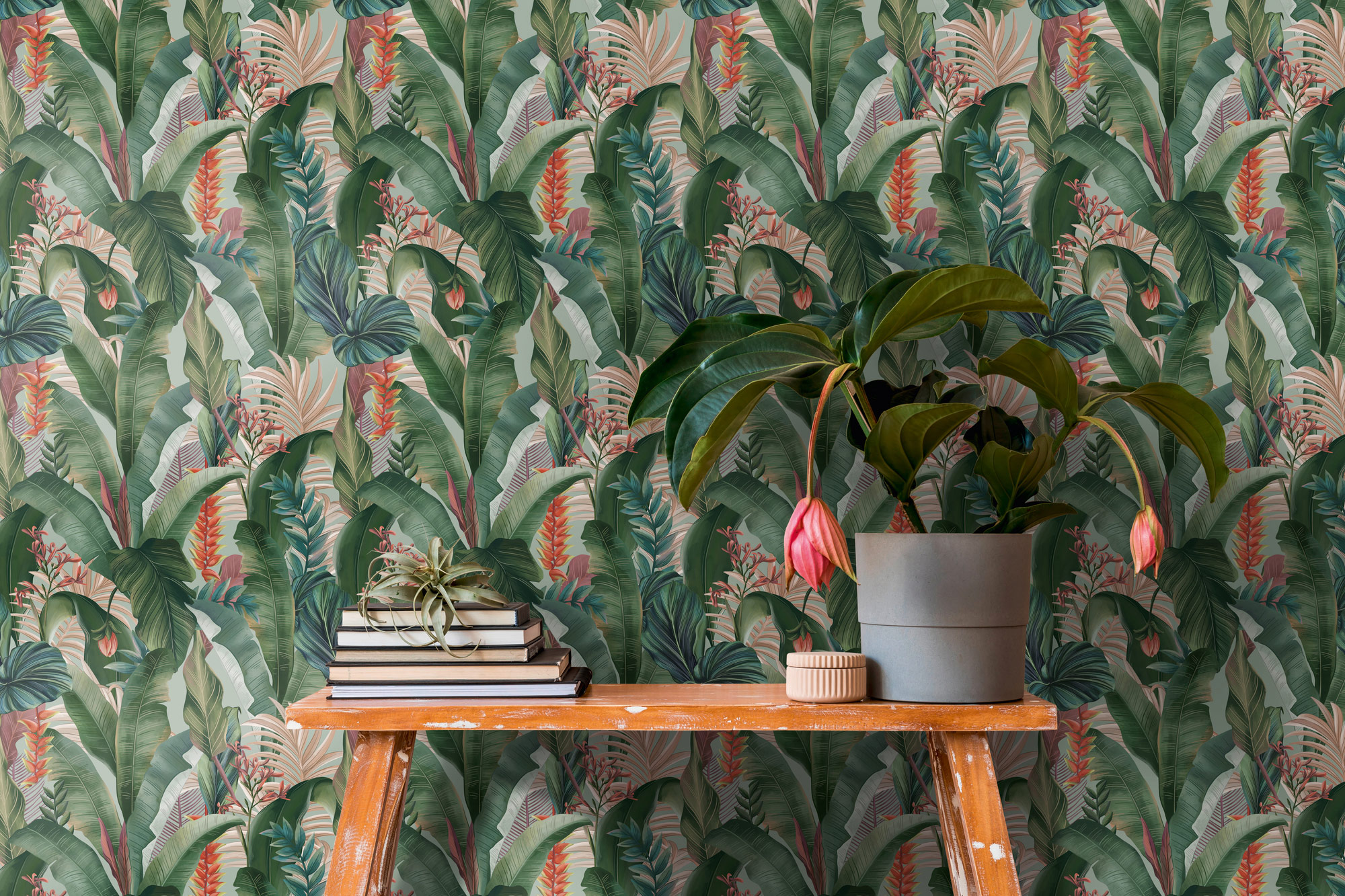 Livingwalls Vliestapete Drawn Into Nature Dschungel 394353