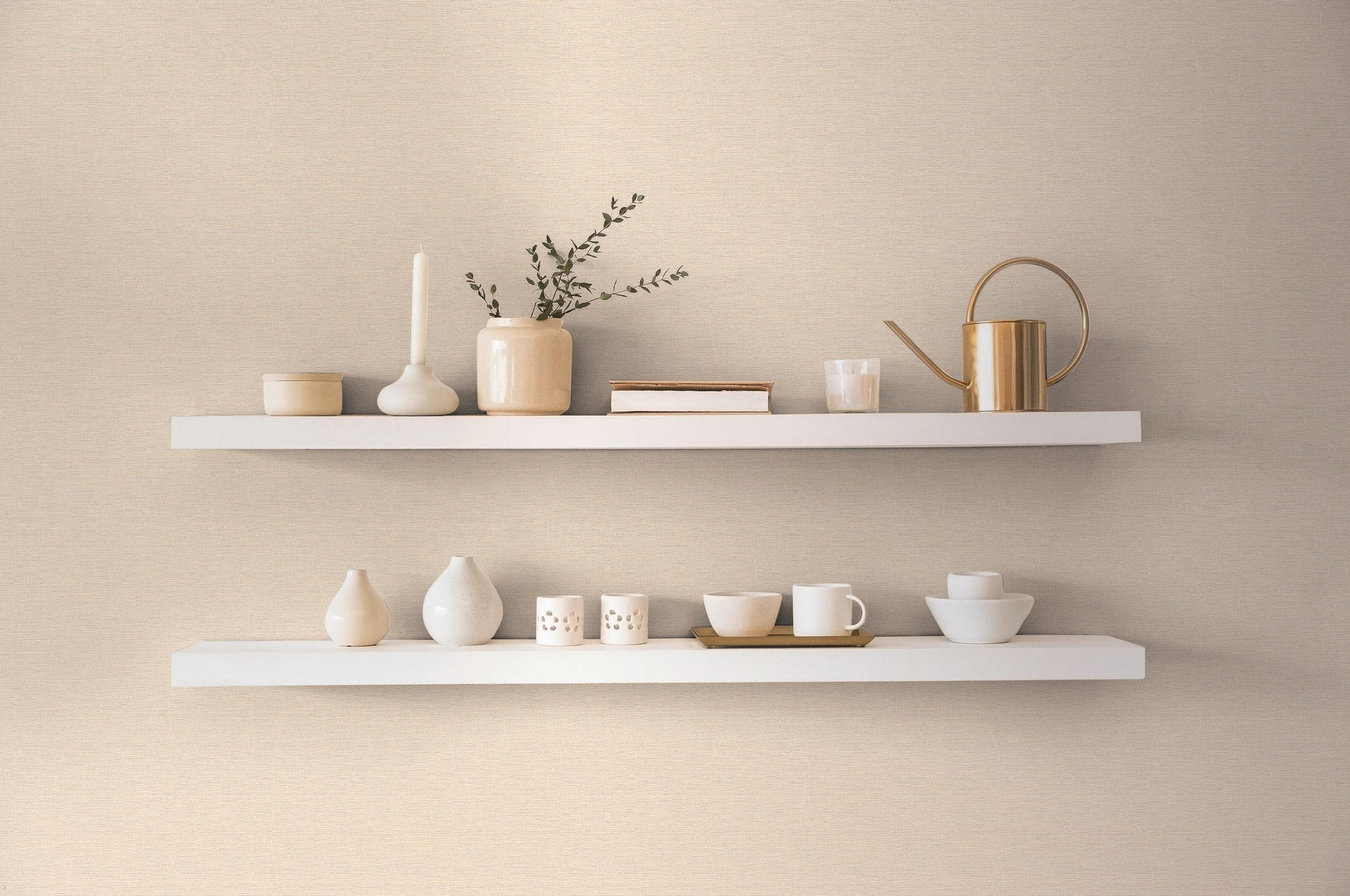 AS Vliestapete PintWalls 3 Unitapete Creme 306896