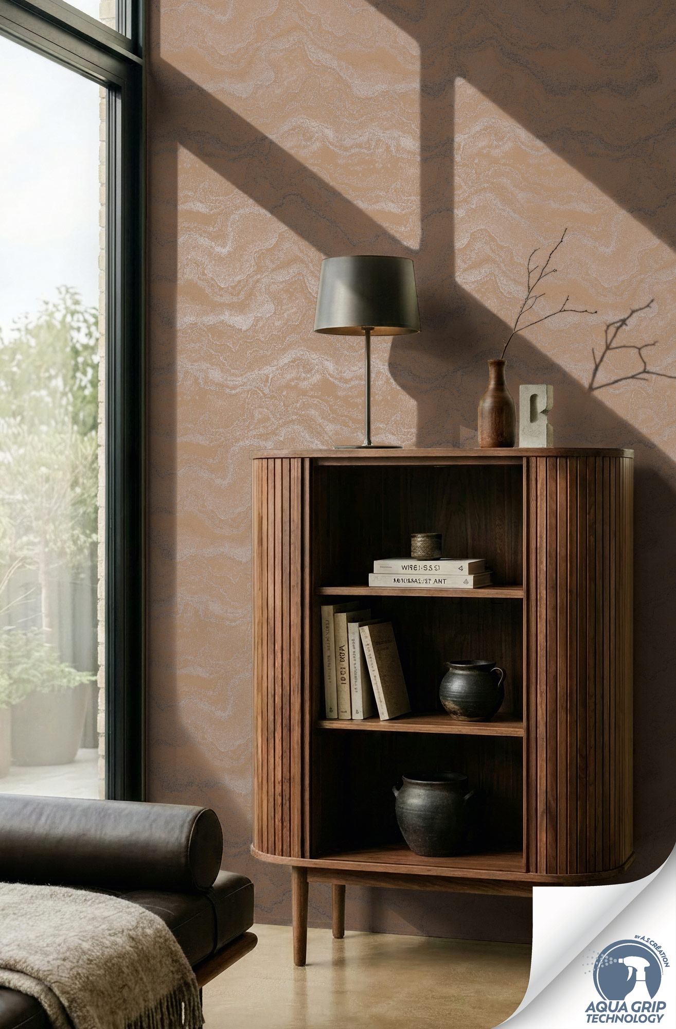 AS Vliestapete Cosiness Designdrop 2 Marmor Braun 793162