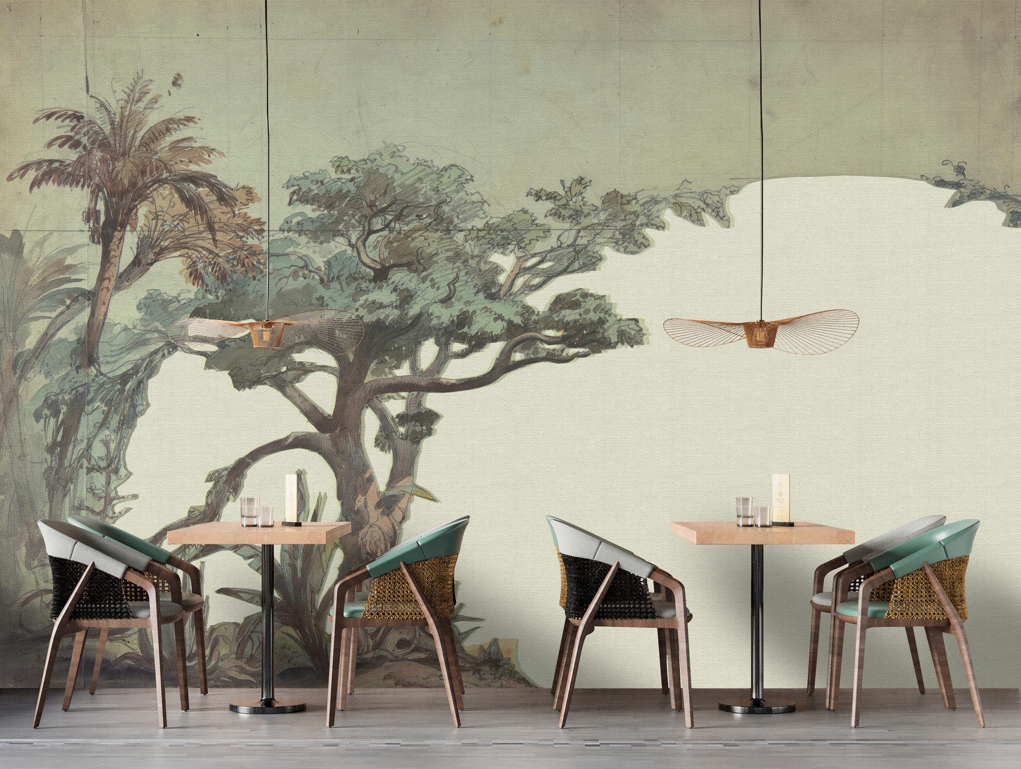 AS Fototapete Walls by Patel 5 Bäume Grün DD134429