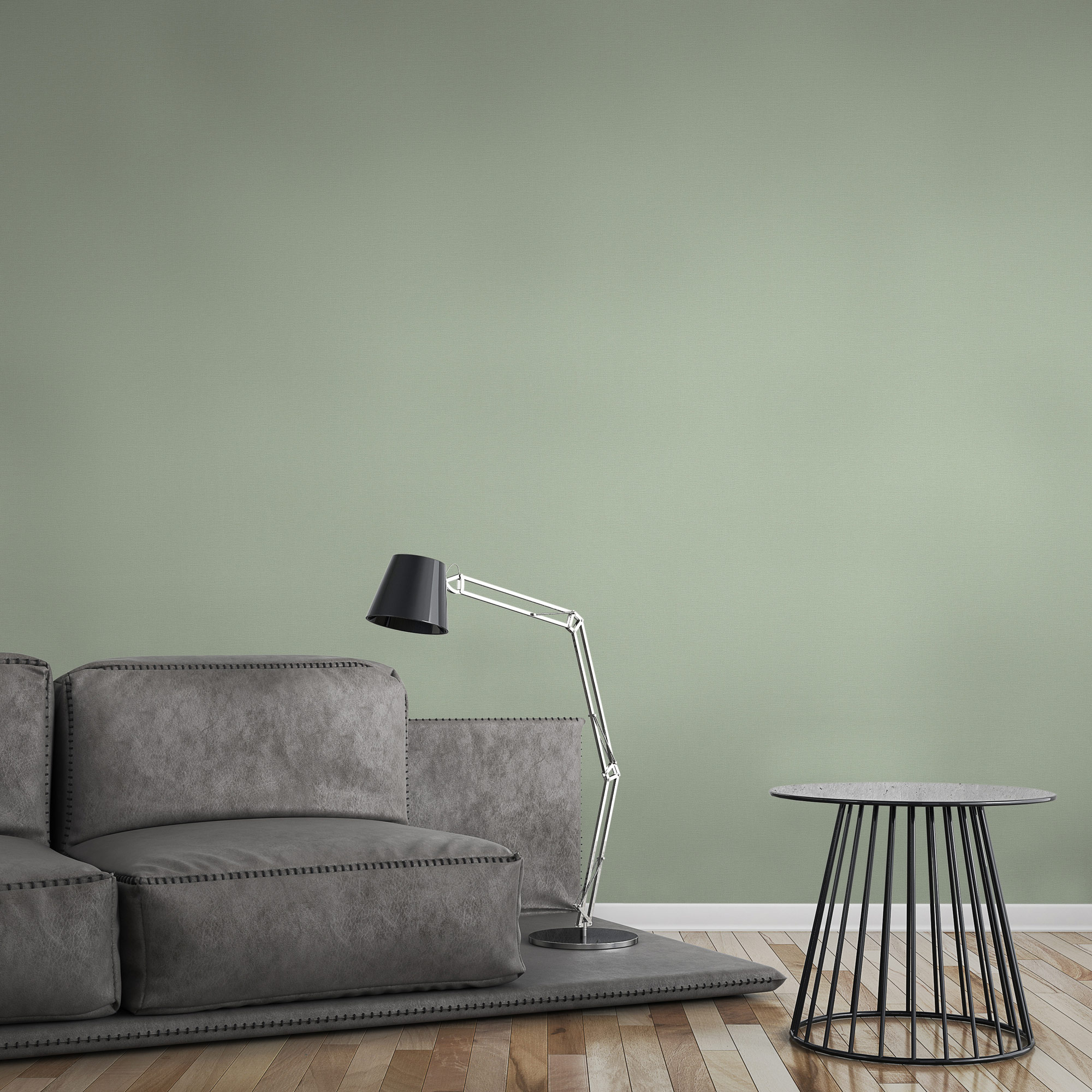 AS Vliestapete Casual Living Grün Unitapete 367136