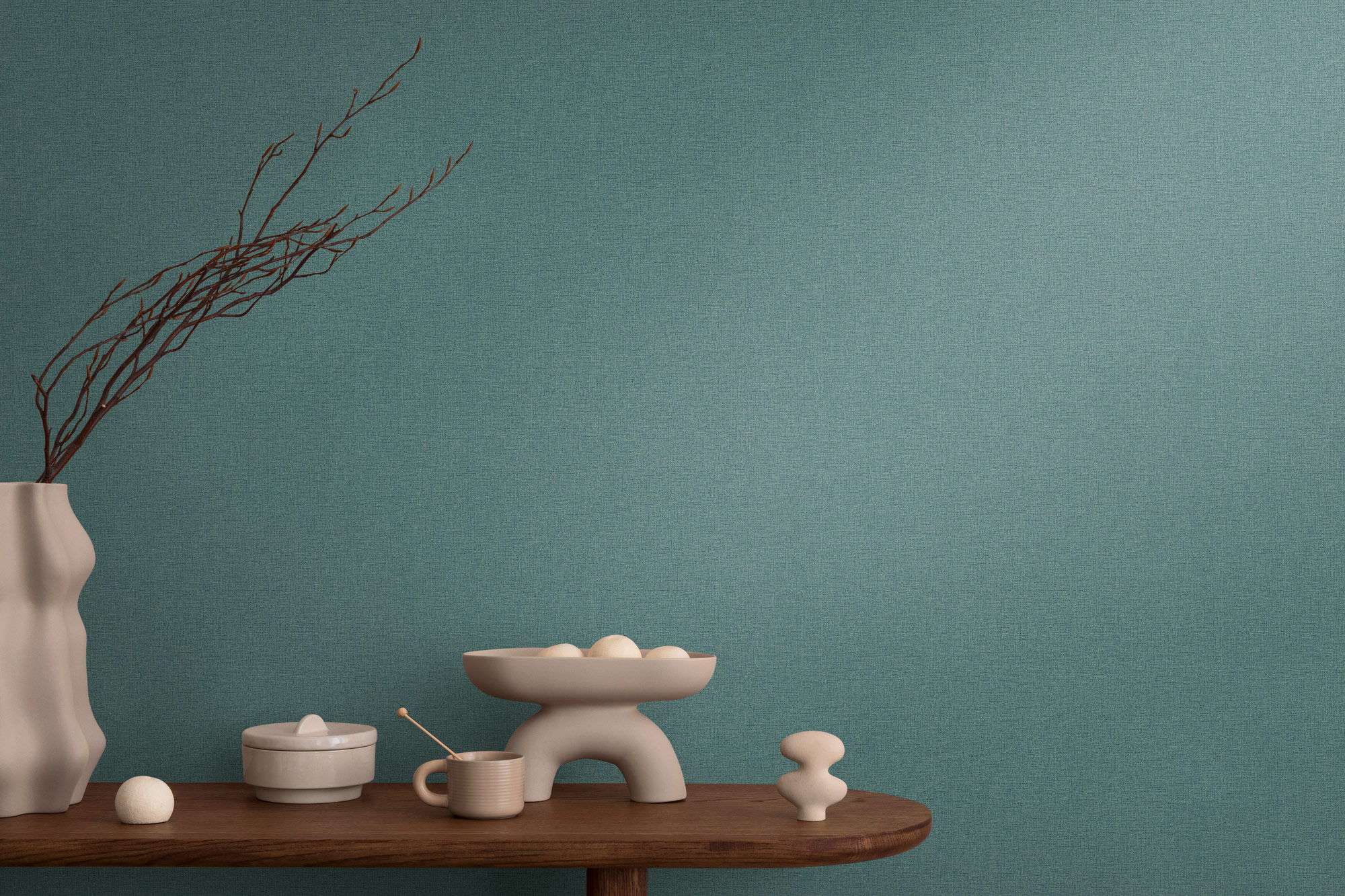 AS Vliestapete CosmoLiving Uni Grün 790655