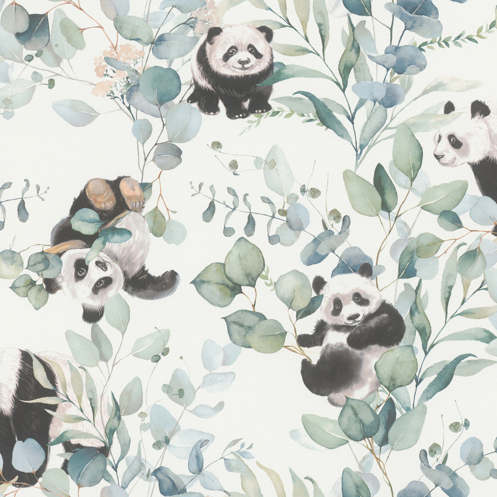 Rasch Vliestapete Kids World Pandabären Pandas 301144