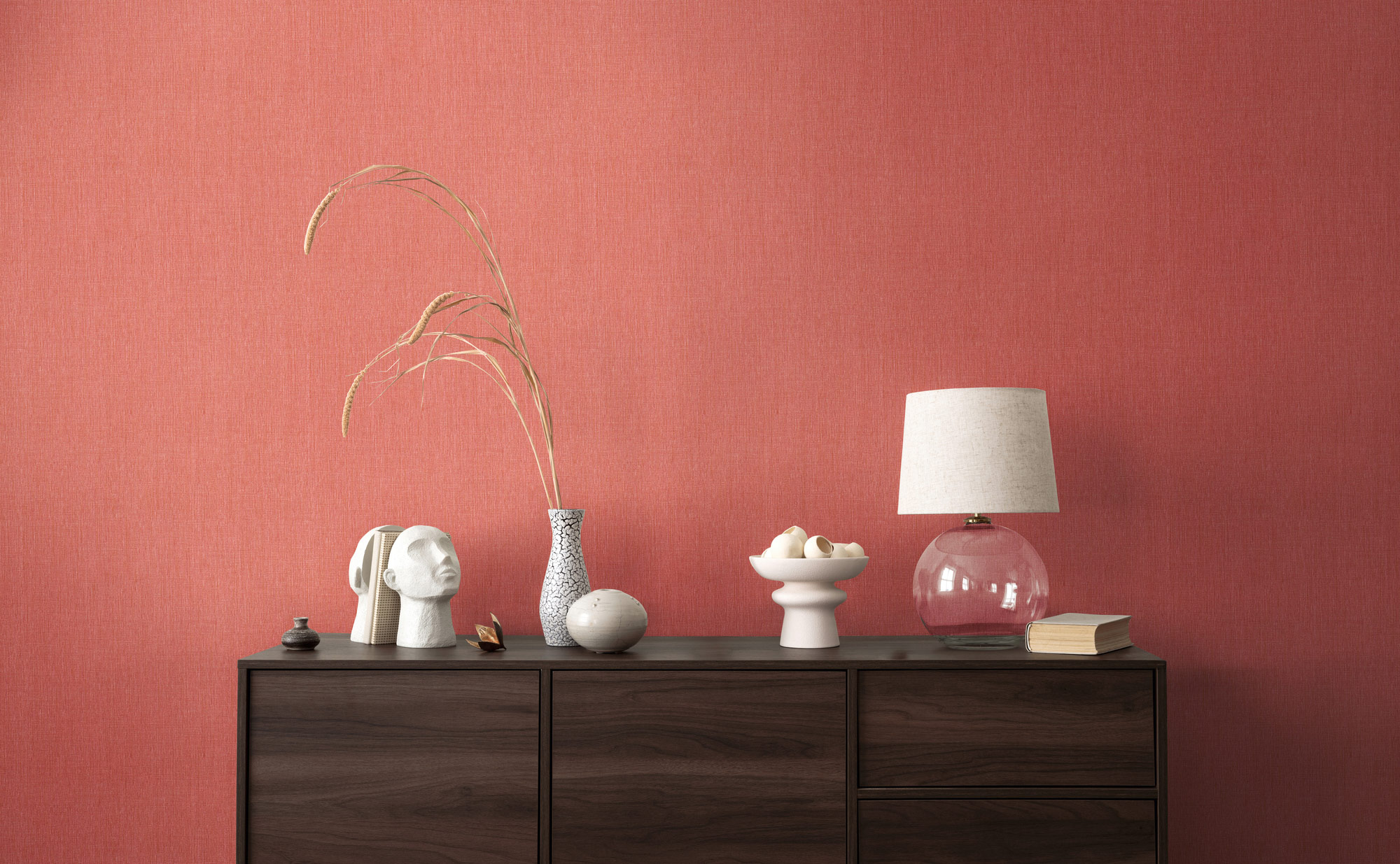 Livingwalls Vliestapete Stories of Life Uni Rot 396522 Livingwalls Vliestapete Stories of Life Uni Rot 396522