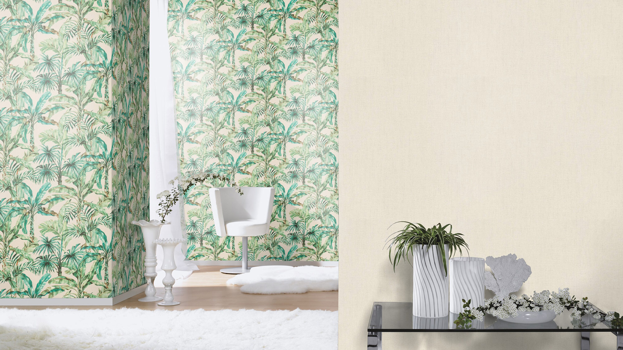 Rasch Vliestapete Florentine 4 Leinenoptik 484533