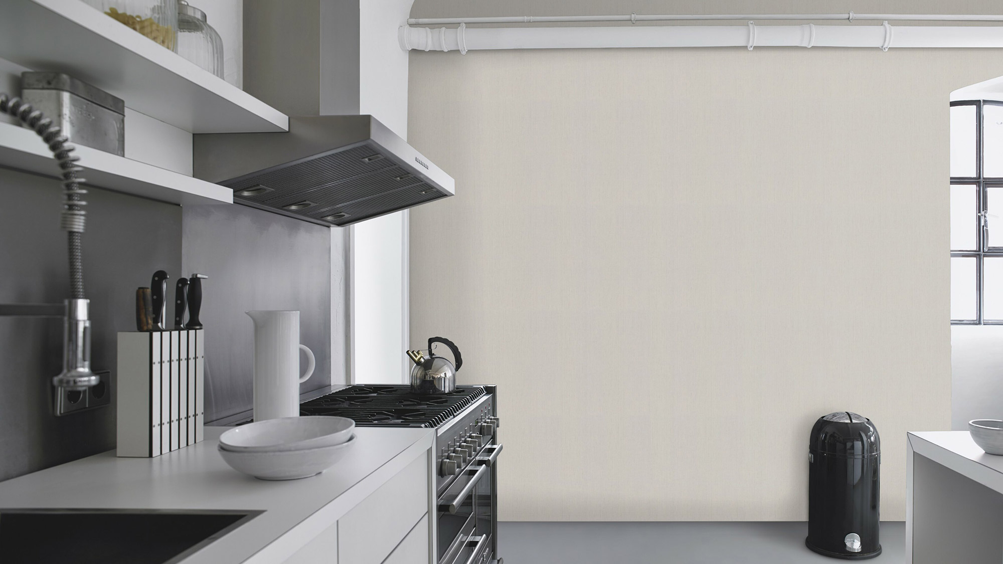 Rasch Vliestapete Indian Style Textilstruktur Uni 746051