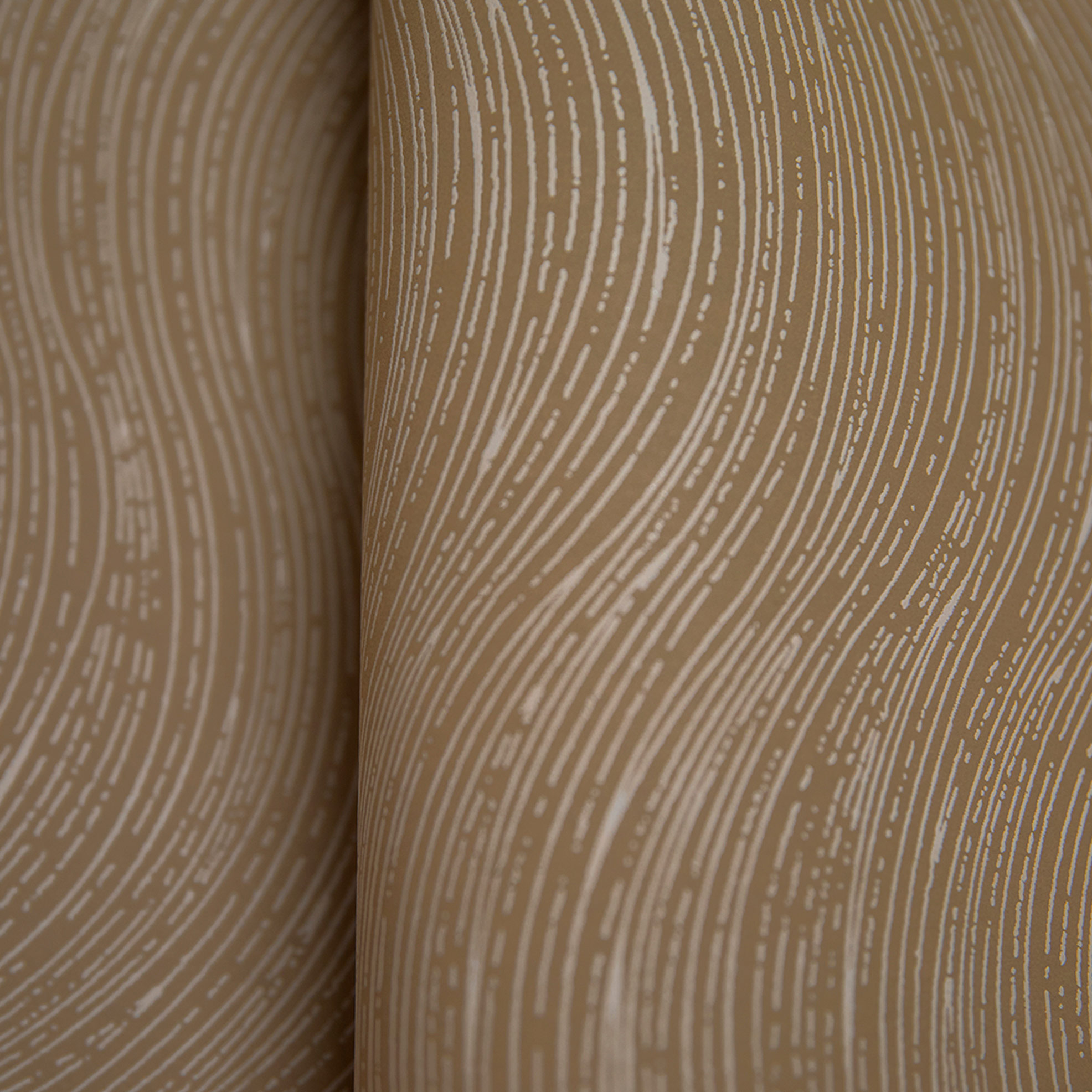 Hohenberger Vliestapete Chalk Ripple Cognac 65528