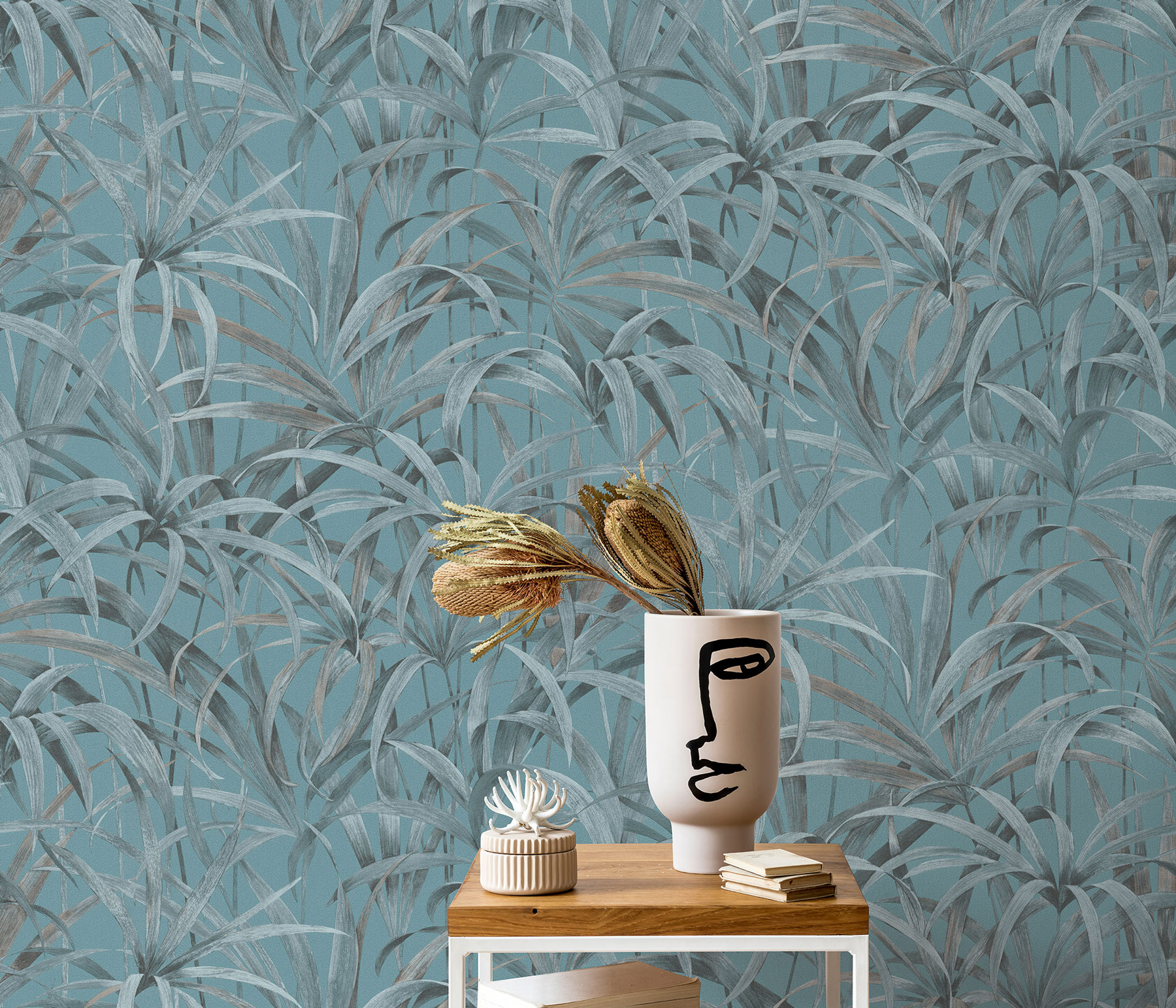 Erismann Vliestapete Code Nature türkis 1021318