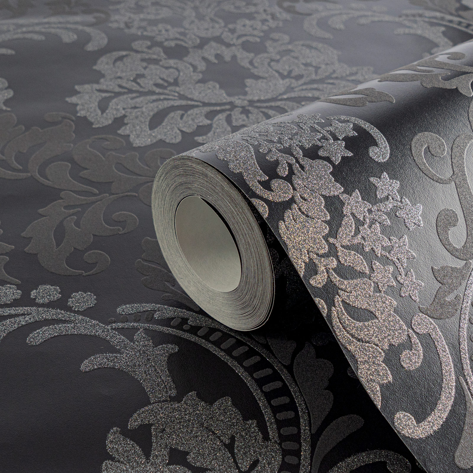 AS Vliestapete Neue Bude 2.0 Barock Tapete schwarz 361663