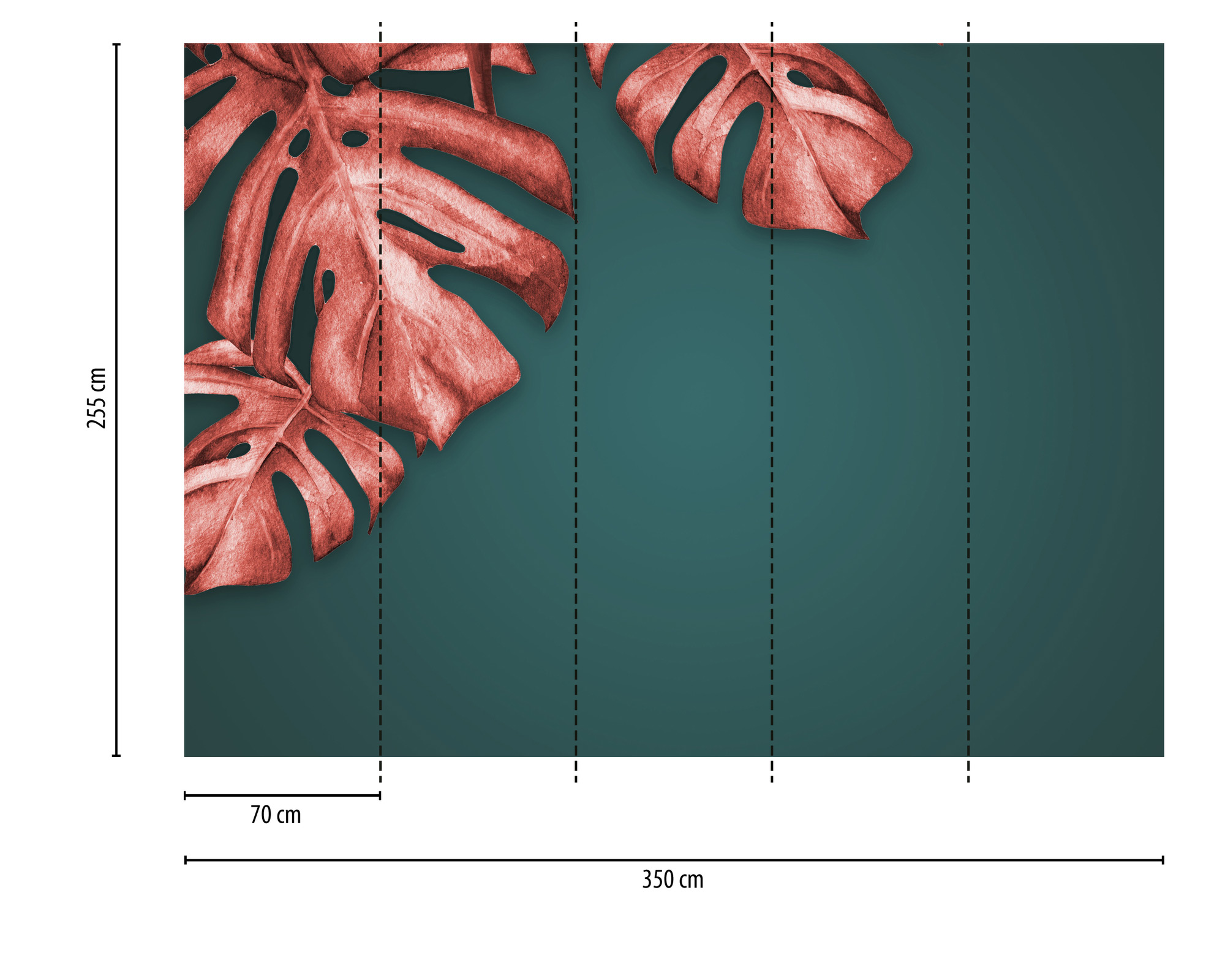 AS Fototapete Designwalls 2 Palmen Blumen DD123480