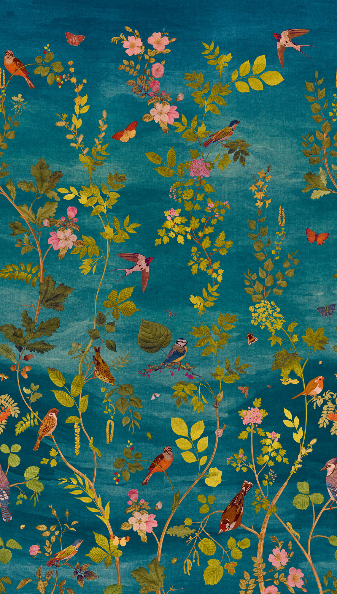 AS Fototapete MS Vibes & Styles Blumen Blau 792163