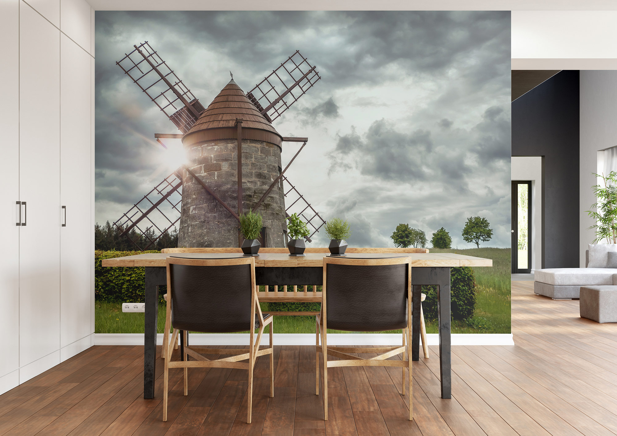 Rasch Fototapete Magic Walls Windmühle 363463