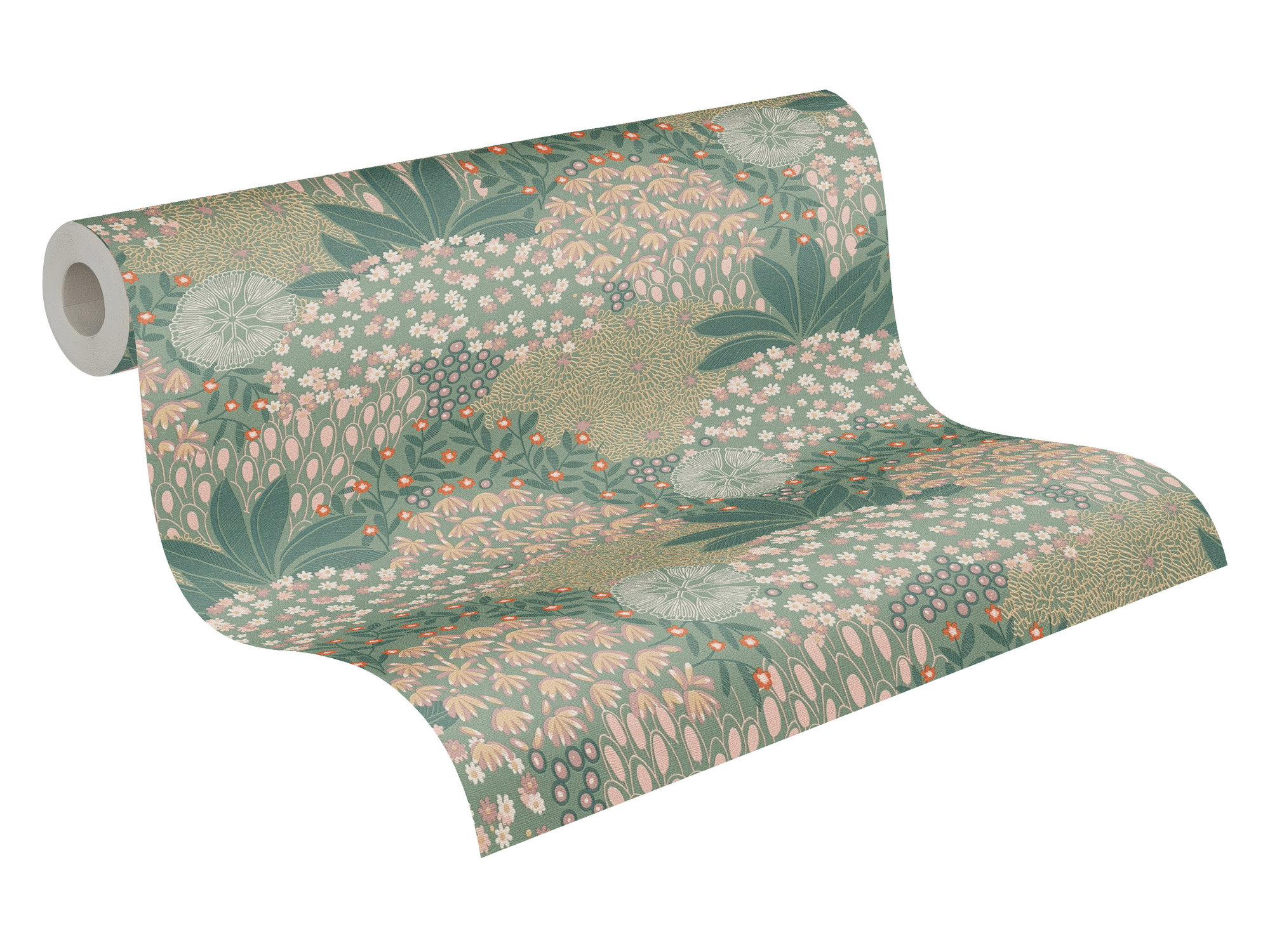 AS Vliestapete Nara Satintapete Blümchentapete 387401