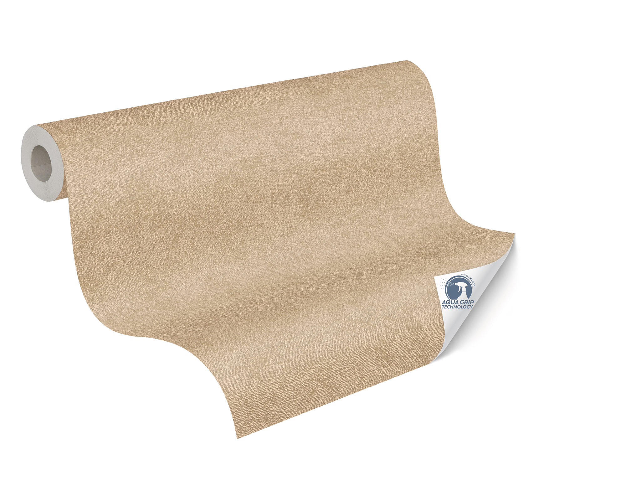 AS Vliestapete Cosiness Designdrop 2 Uni Beige 792841