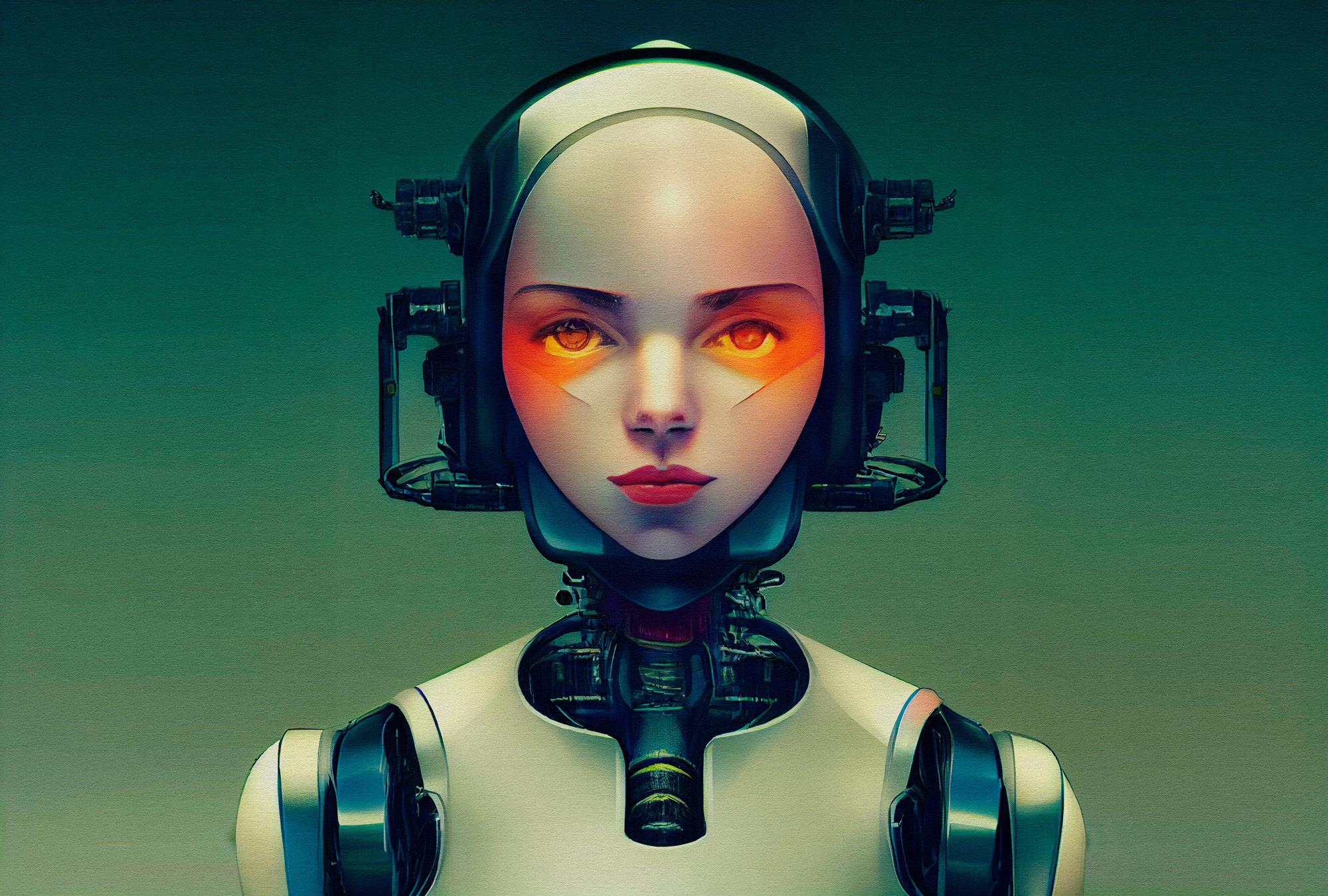 AS Fototapete Walls by Patel 5 Roboter Grün DD134093