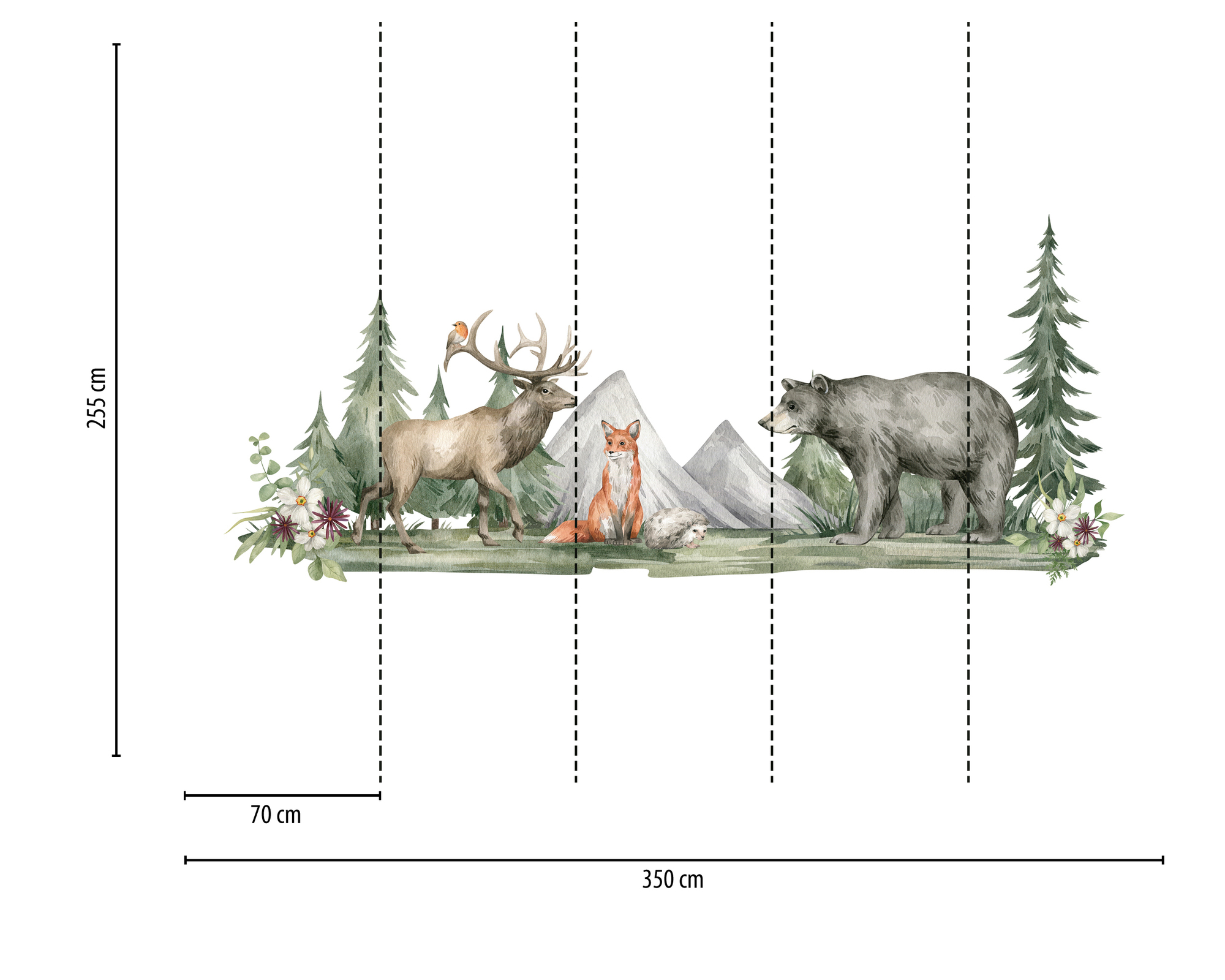 AS Fototapete Designwalls 2 Kinderzimmer Tiere DD123945