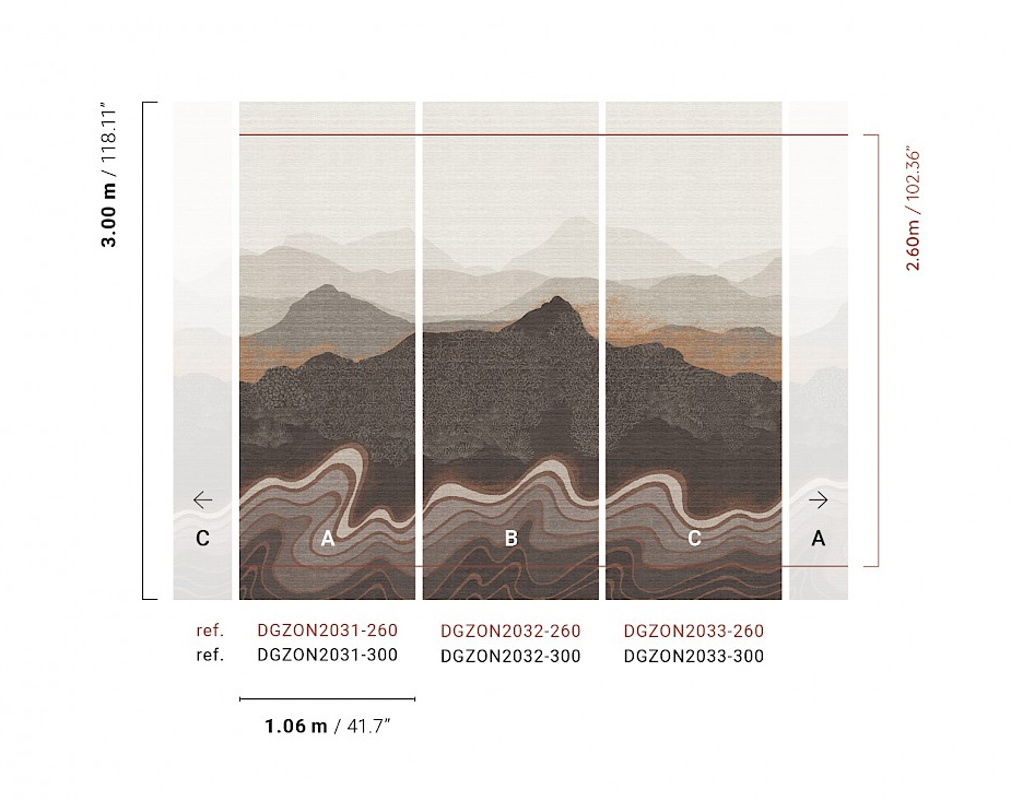 Masureel Fototapete Amazone Nebula Copper DGZON2031260