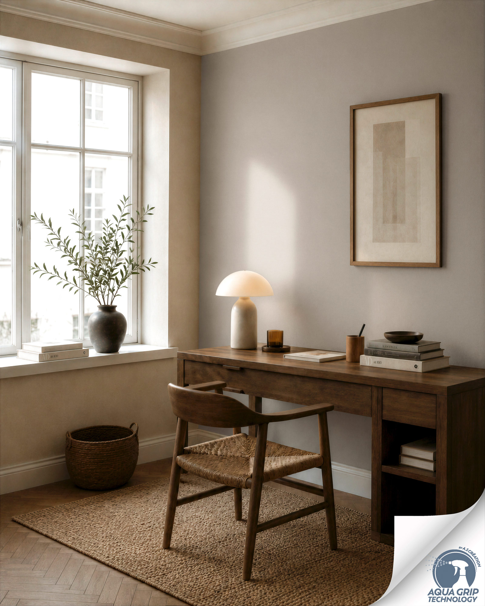 AS Vliestapete Cosiness Designdrop 2 Unitapete Grau 784992
