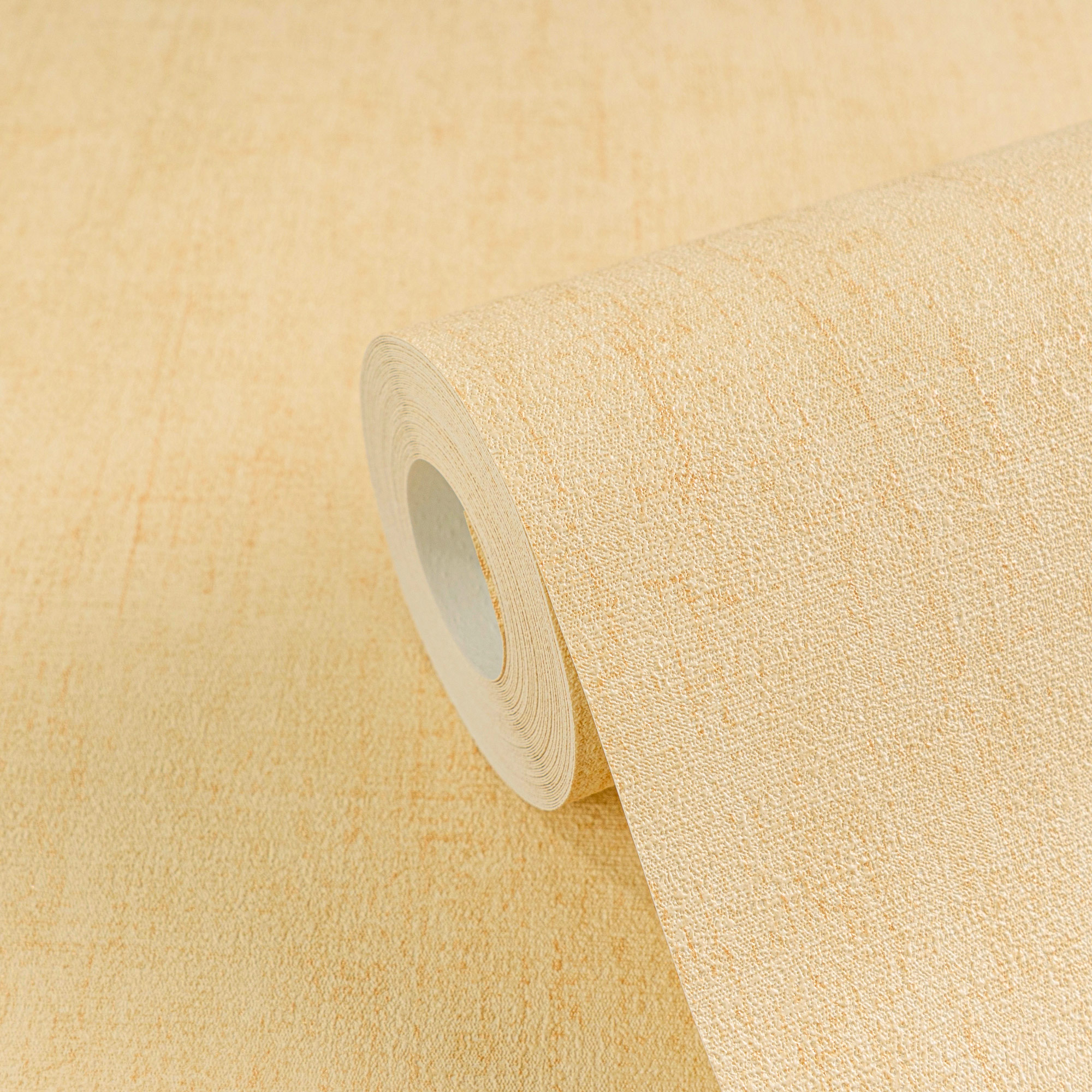 AS Vliestapete CosmoLiving Uni Gelb 791095