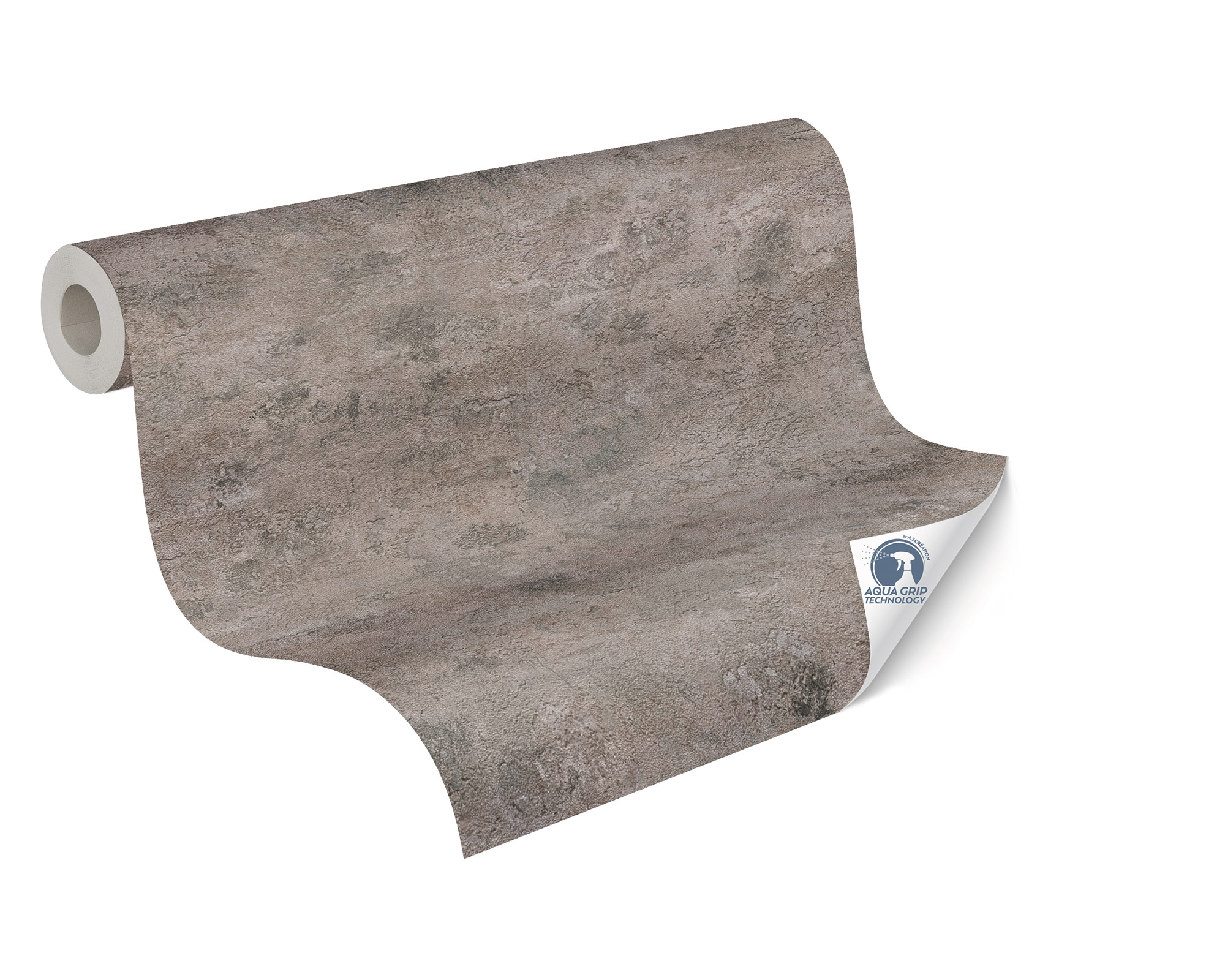 AS Vliestapete Cosiness Designdrop 2 Struktur Grau 793181