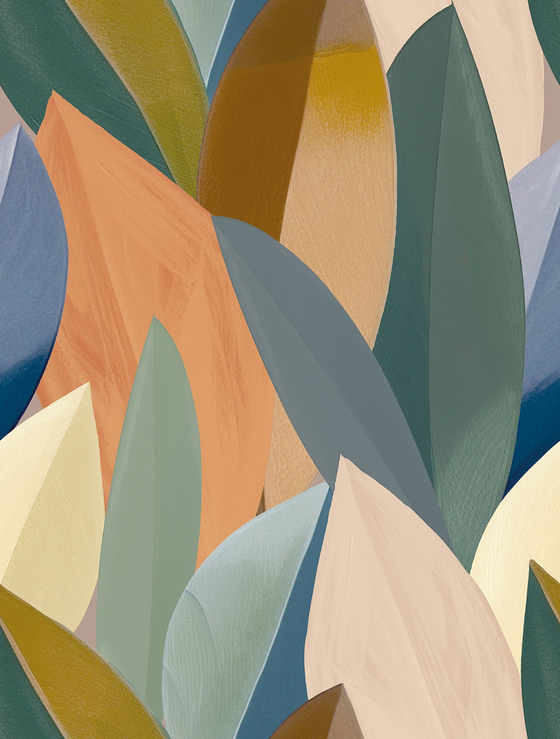 Decoprint Fototapete Serenity Blätter SYD27598