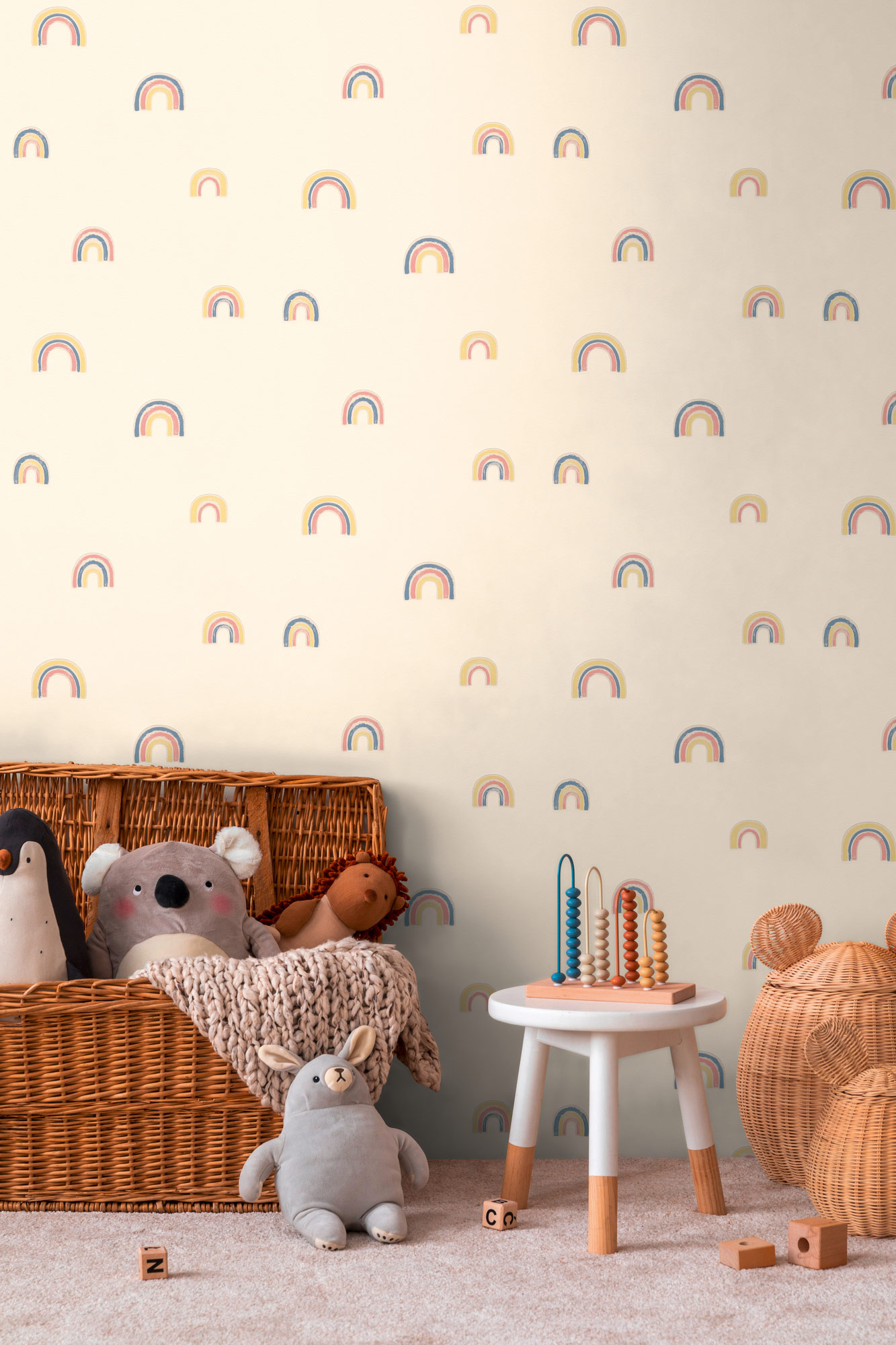 AS Vliestapete Kids Studio Kinderzimmertapete Creme 792594