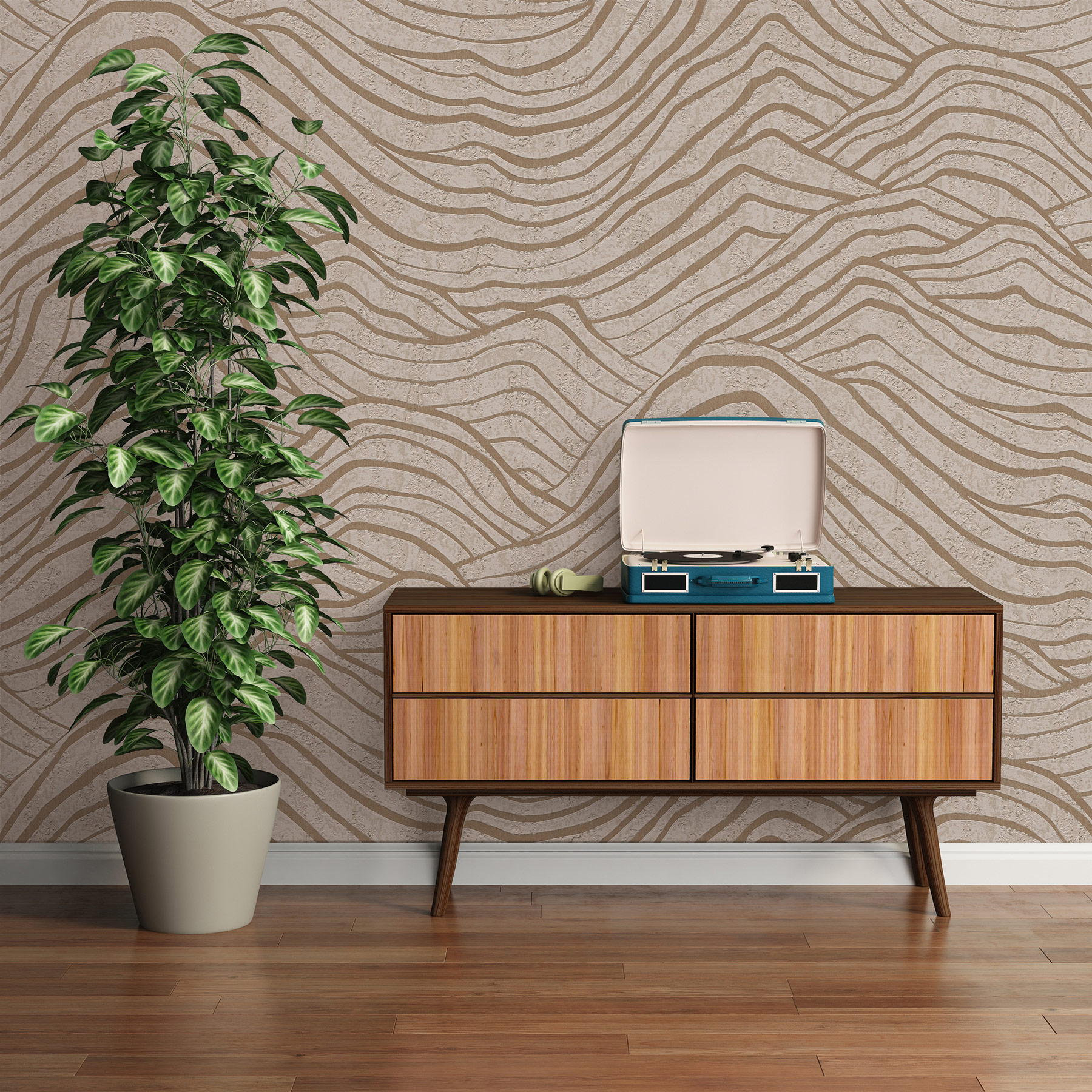 AS Vliestapete Jade 2 Beige 3D tapete 395071